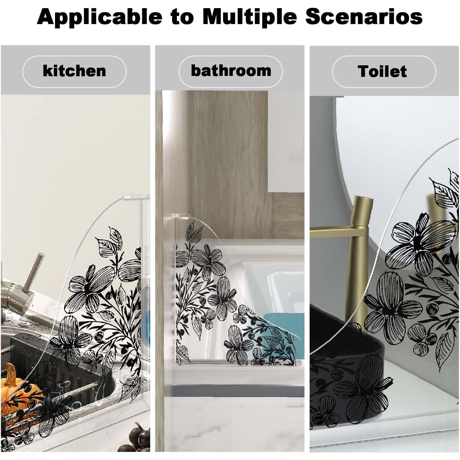 Protector de Salpicaduras para Ducha Pettyelf 2pcs Acrílico