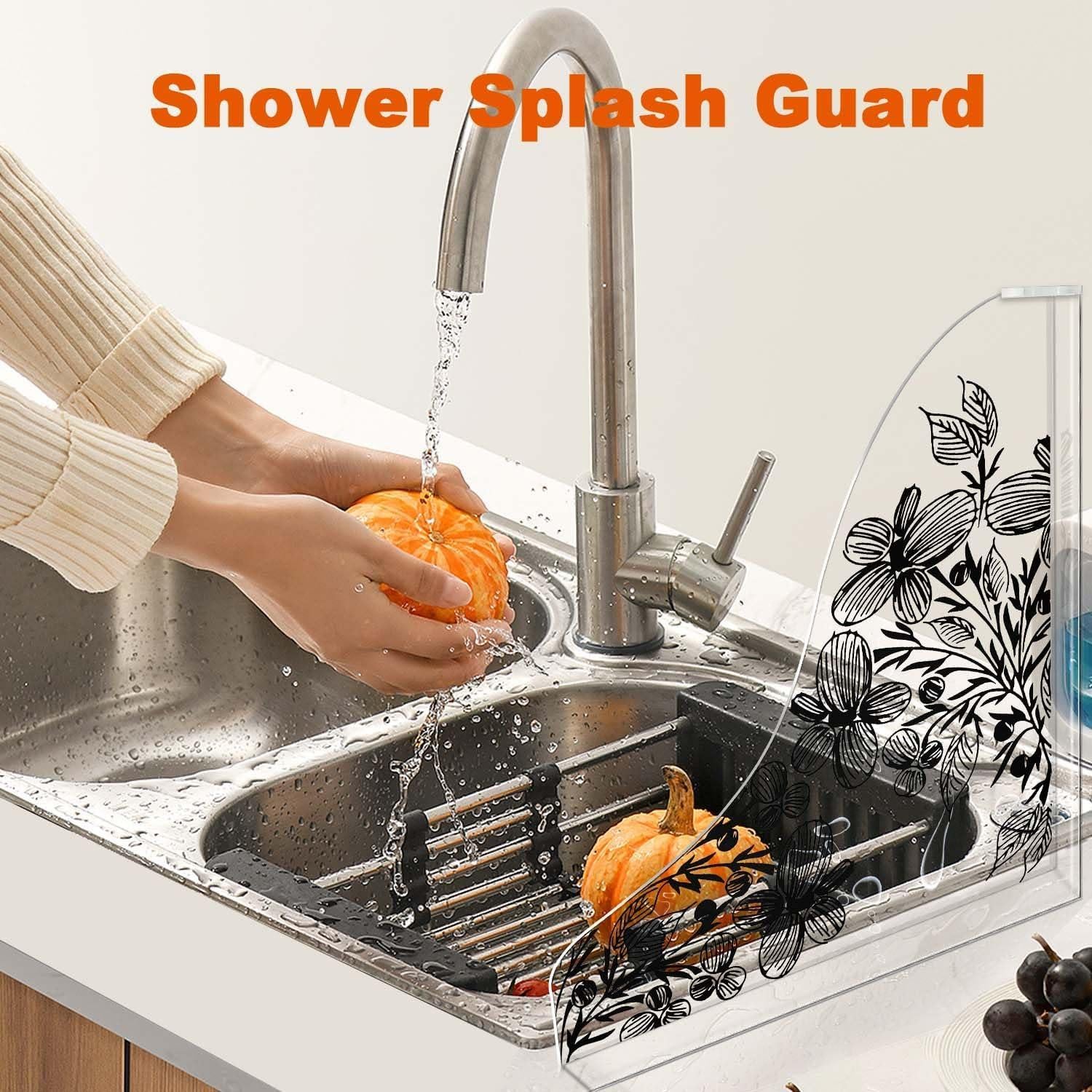 Protector de Salpicaduras para Ducha Pettyelf 2pcs Acrílico