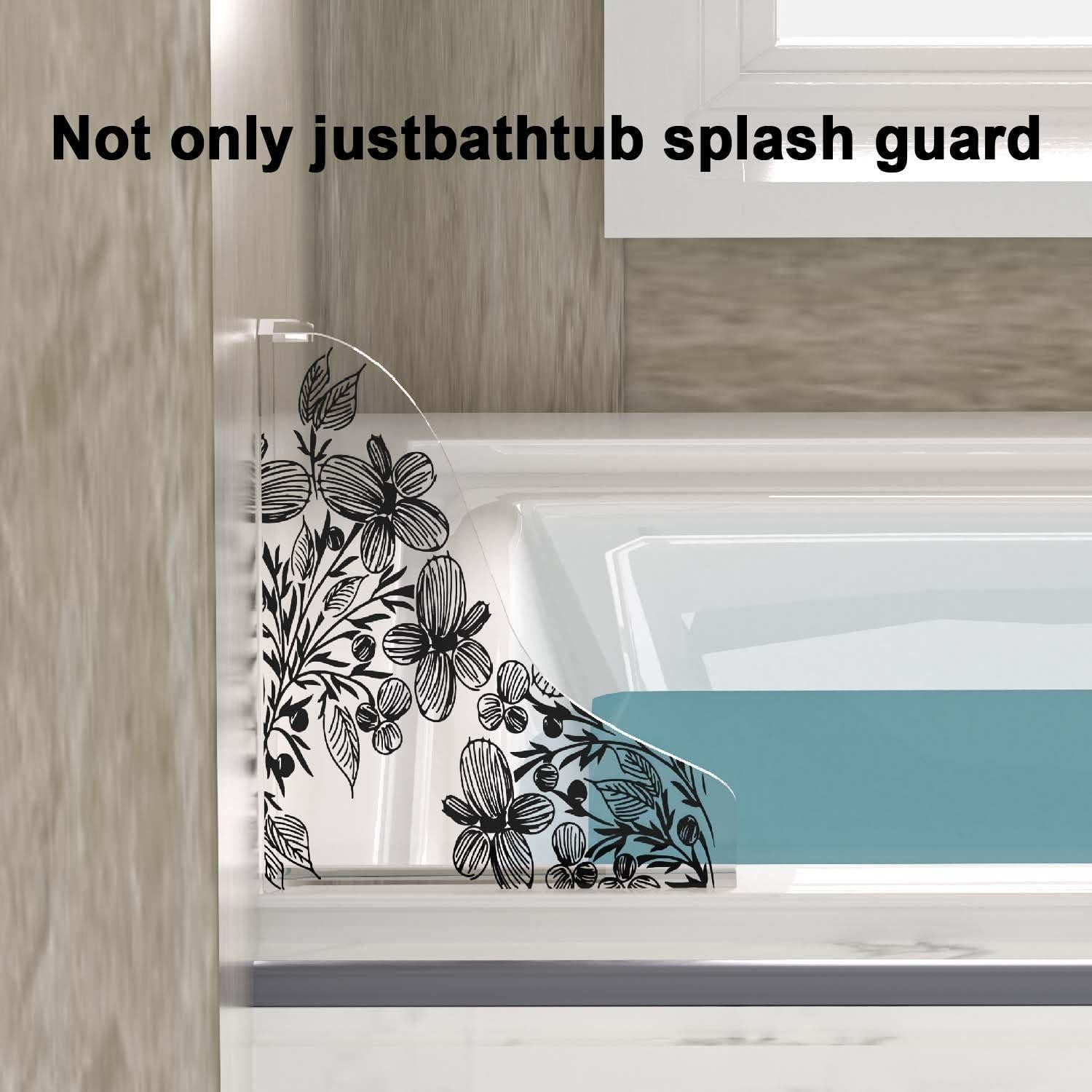 Protector de Salpicaduras para Ducha Pettyelf 2pcs Acrílico