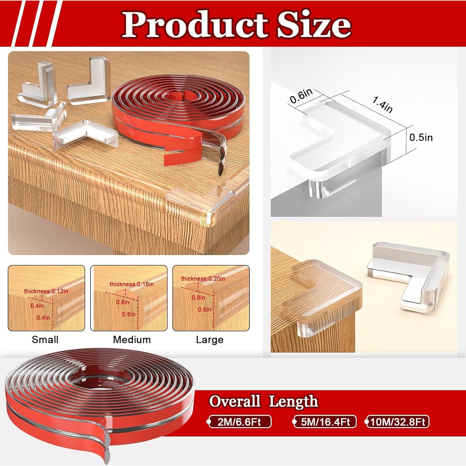 Protector de Esquinas para Bebés Floatlive 2m 4 Piezas 3.05cm