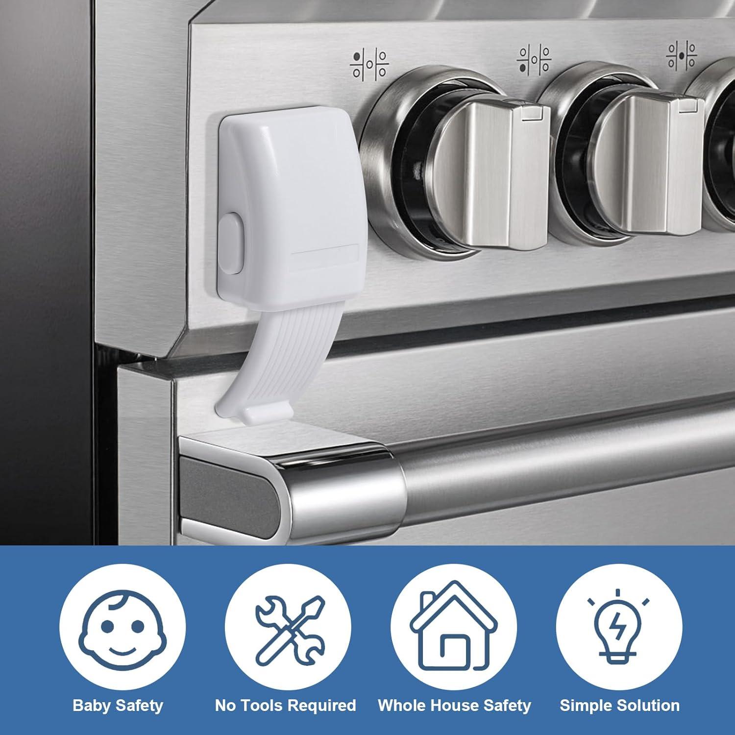 Cerradura de Seguridad Infantil CLYMENE para Horno Blanco