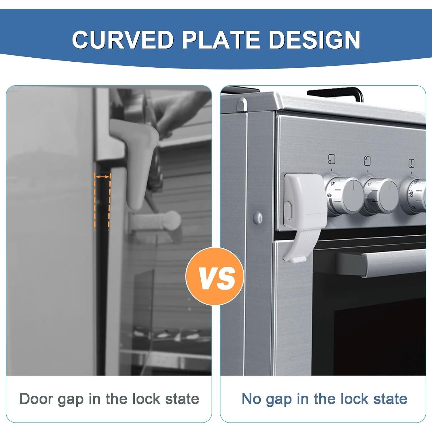 Cerradura de Seguridad Infantil CLYMENE para Horno Blanco