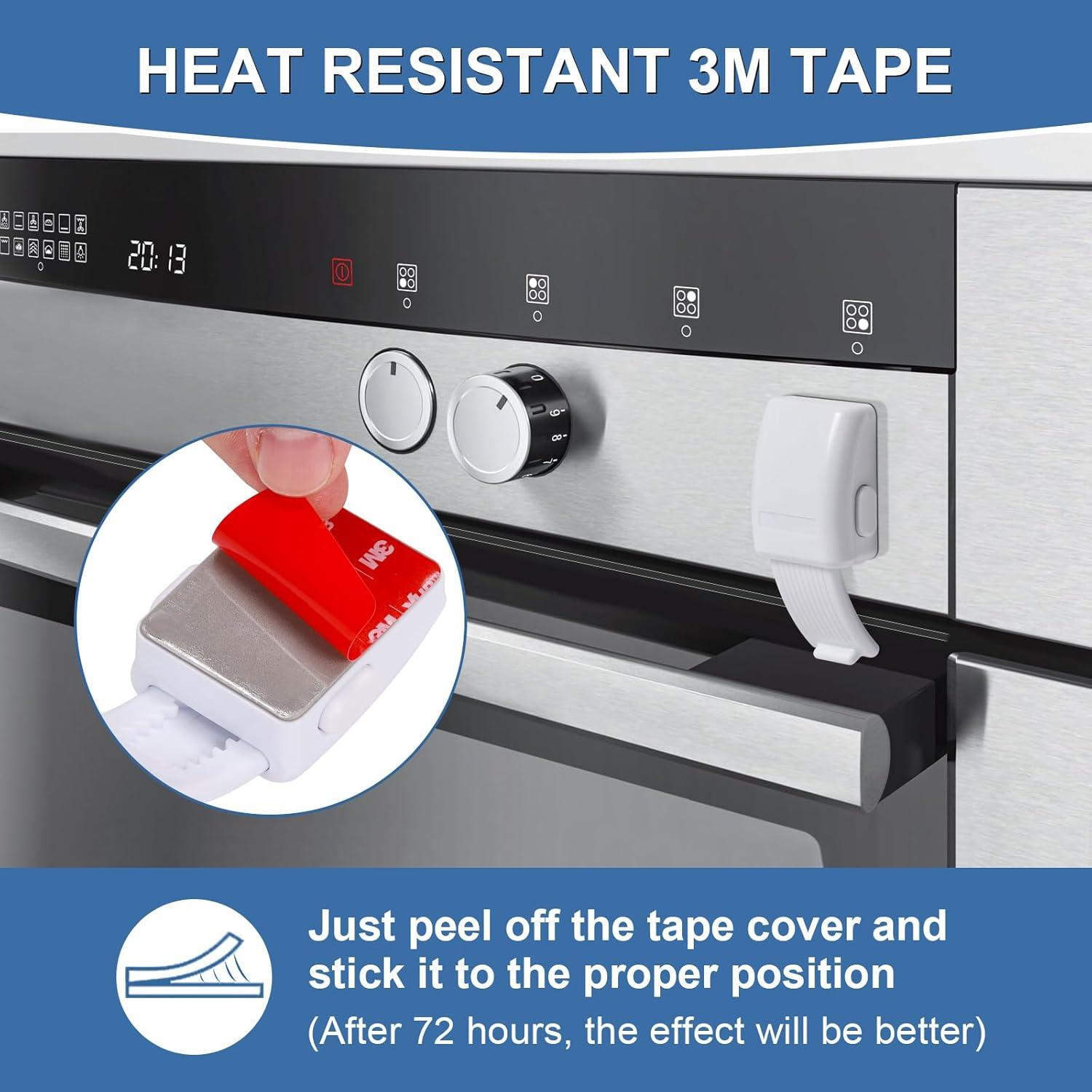 Cerradura de Seguridad Infantil CLYMENE para Horno Blanco