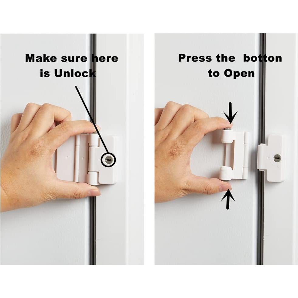 Cerraduras de Puerta de Refrigerador Casa de Jola - 2 Piezas
