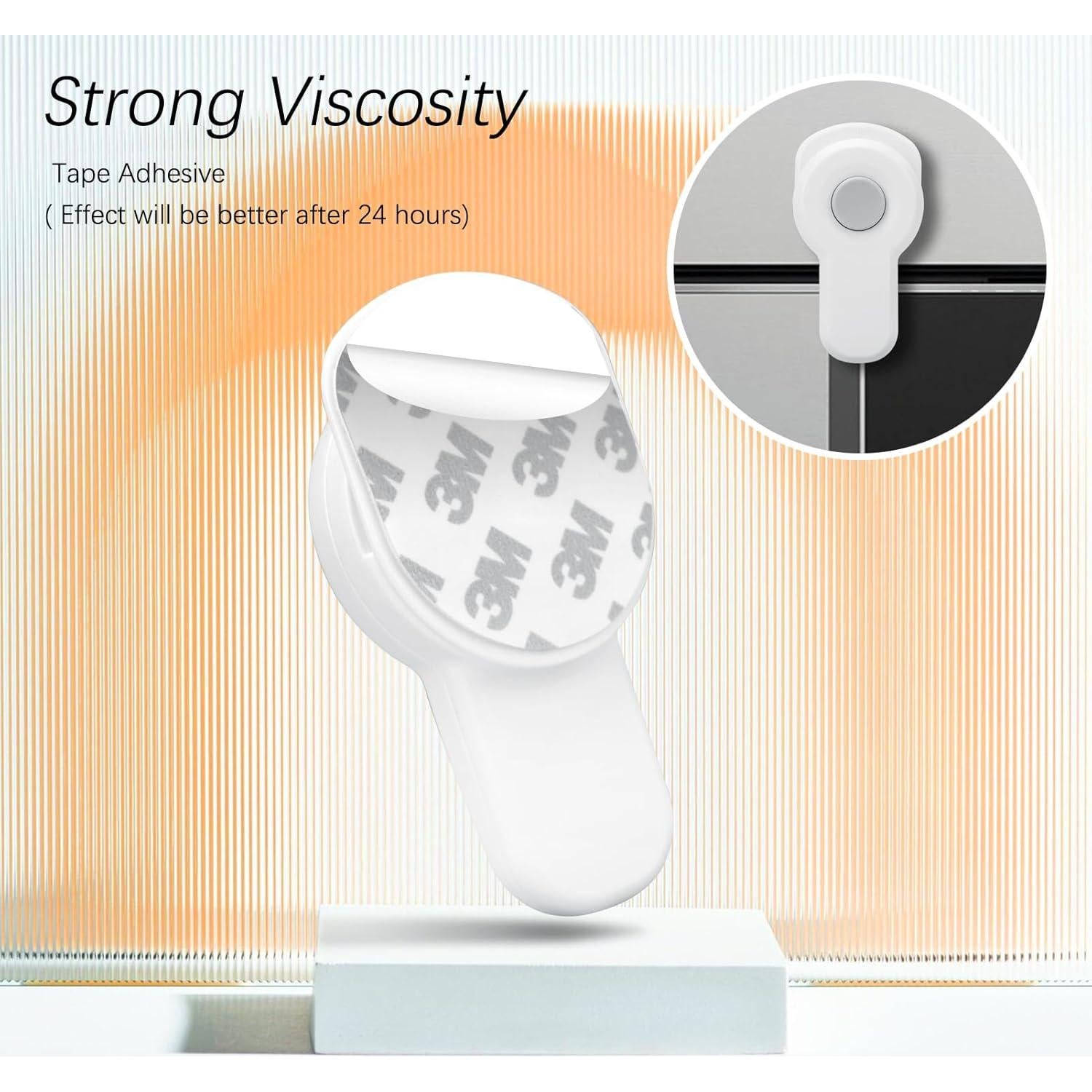 Cerradura de Seguridad para Horno Zentiky - 3 Piezas Blanca