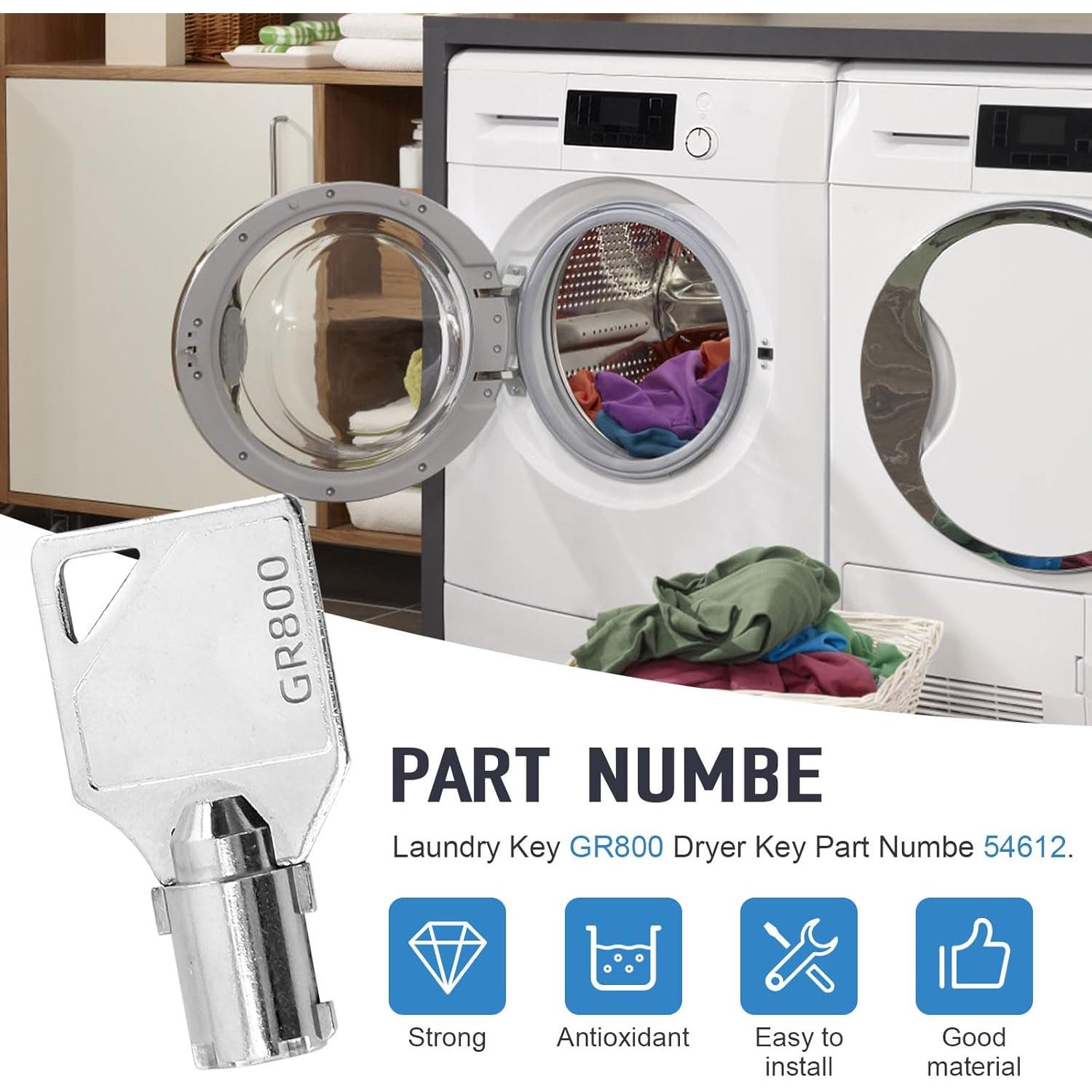 Llave de Lavadora y Secadora GR800 Speed Queen - Reemplazo 54612