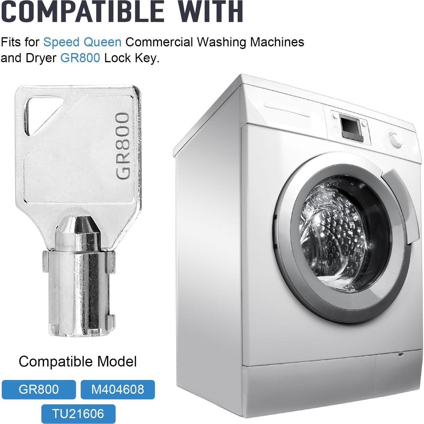 Llave de Lavadora y Secadora GR800 Speed Queen - Reemplazo 54612