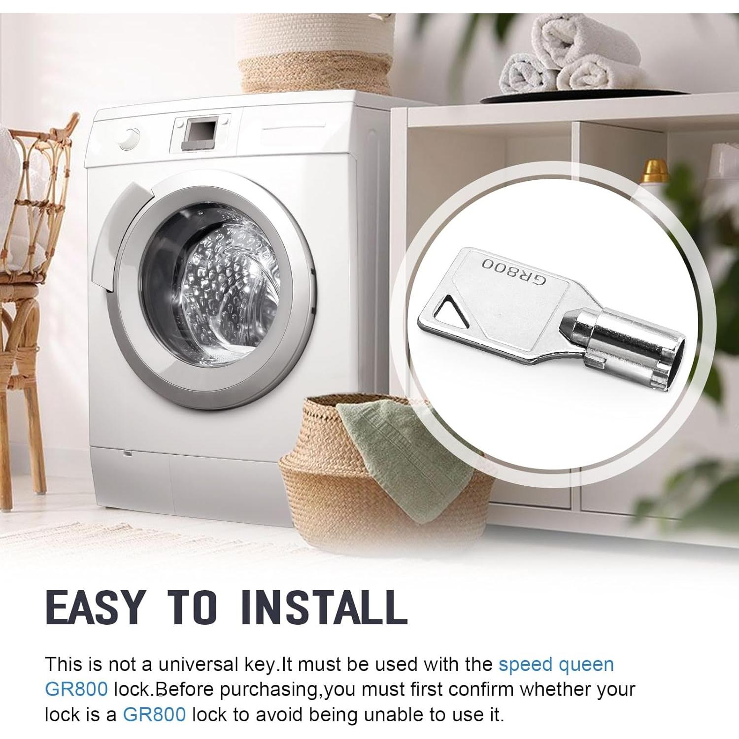 Llave de Lavadora y Secadora GR800 Speed Queen - Reemplazo 54612