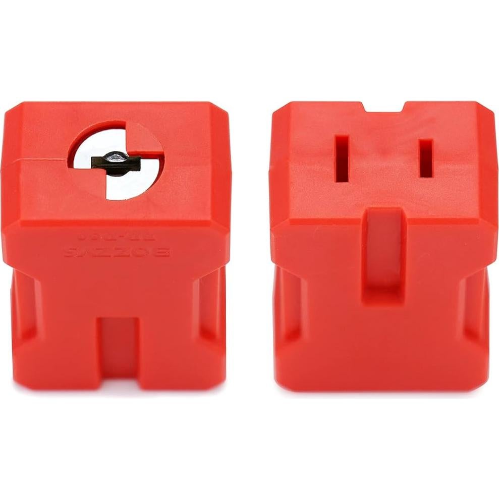 Dispositivo de Bloqueo de Enchufe QWORK con 4 Llaves - 2 Paquetes