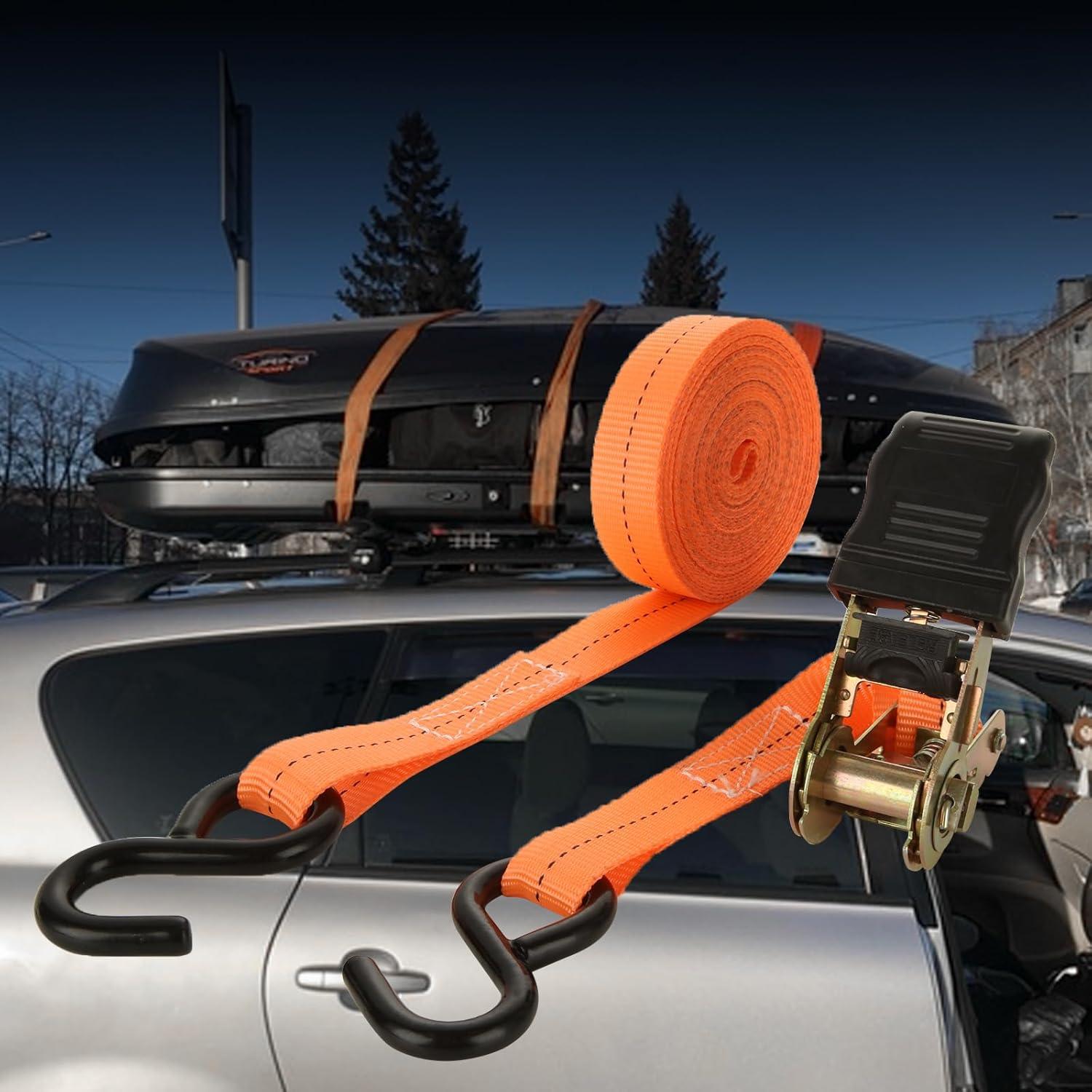 Correas de Trinquete HNBun 6m Naranjas 770kg Resistencia