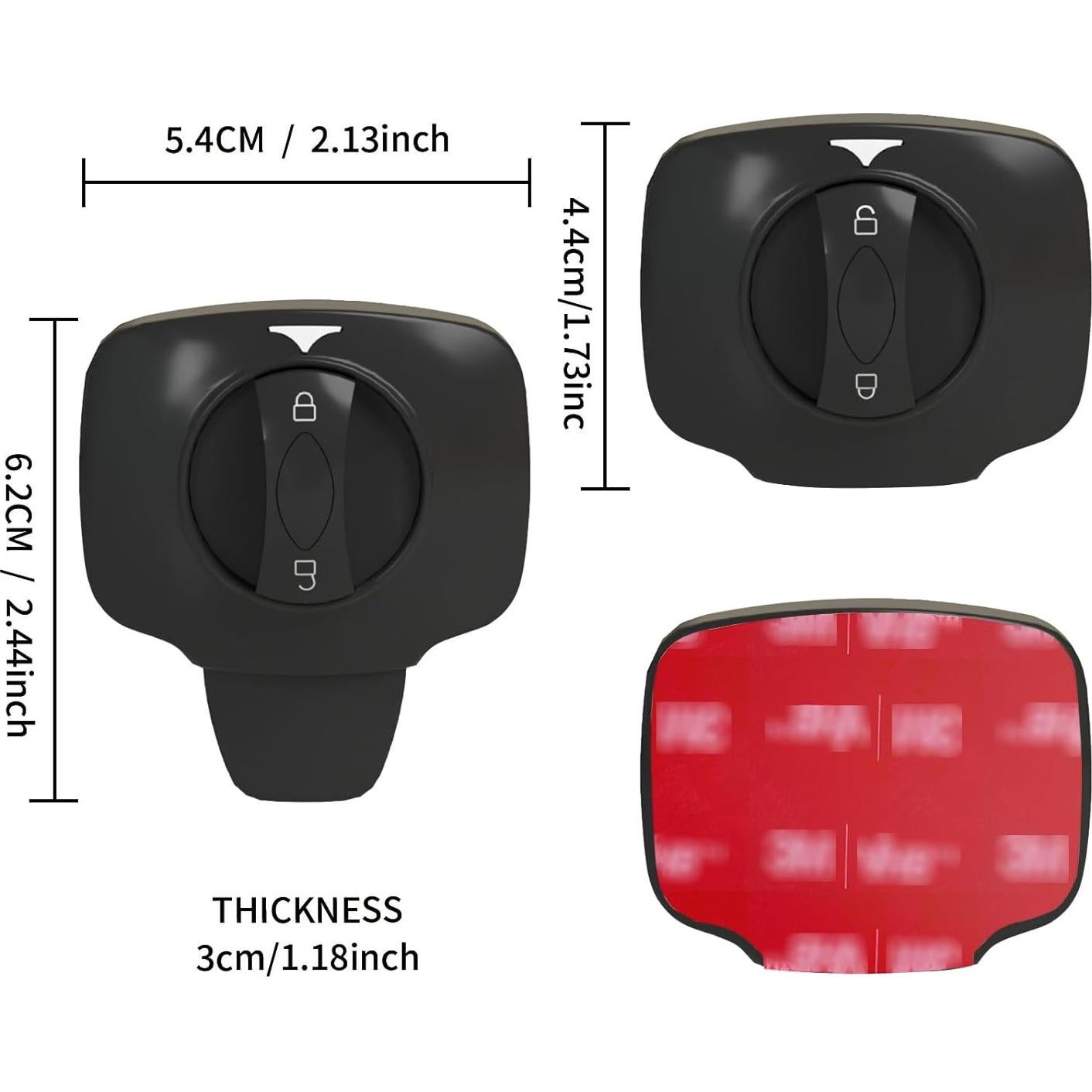 Bloqueo de Puerta de Horno a Prueba de Niños Negro - 1 Pcs