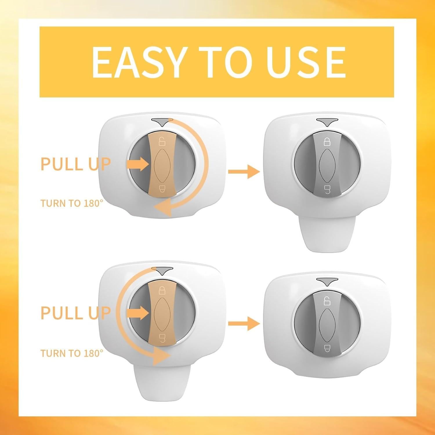 Bloqueo de Puerta de Horno a Prueba de Niños Negro - 1 Pcs