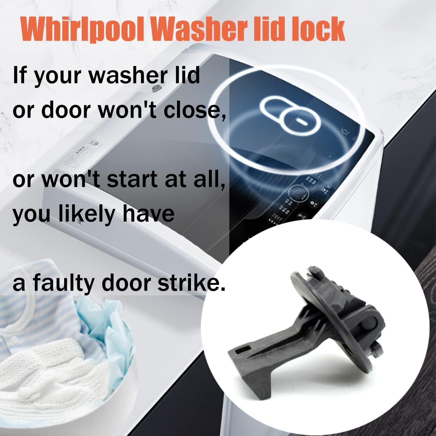 Pestillo de Tapa de Lavadora Kscjdg W11457841 - Reemplazo Duradero