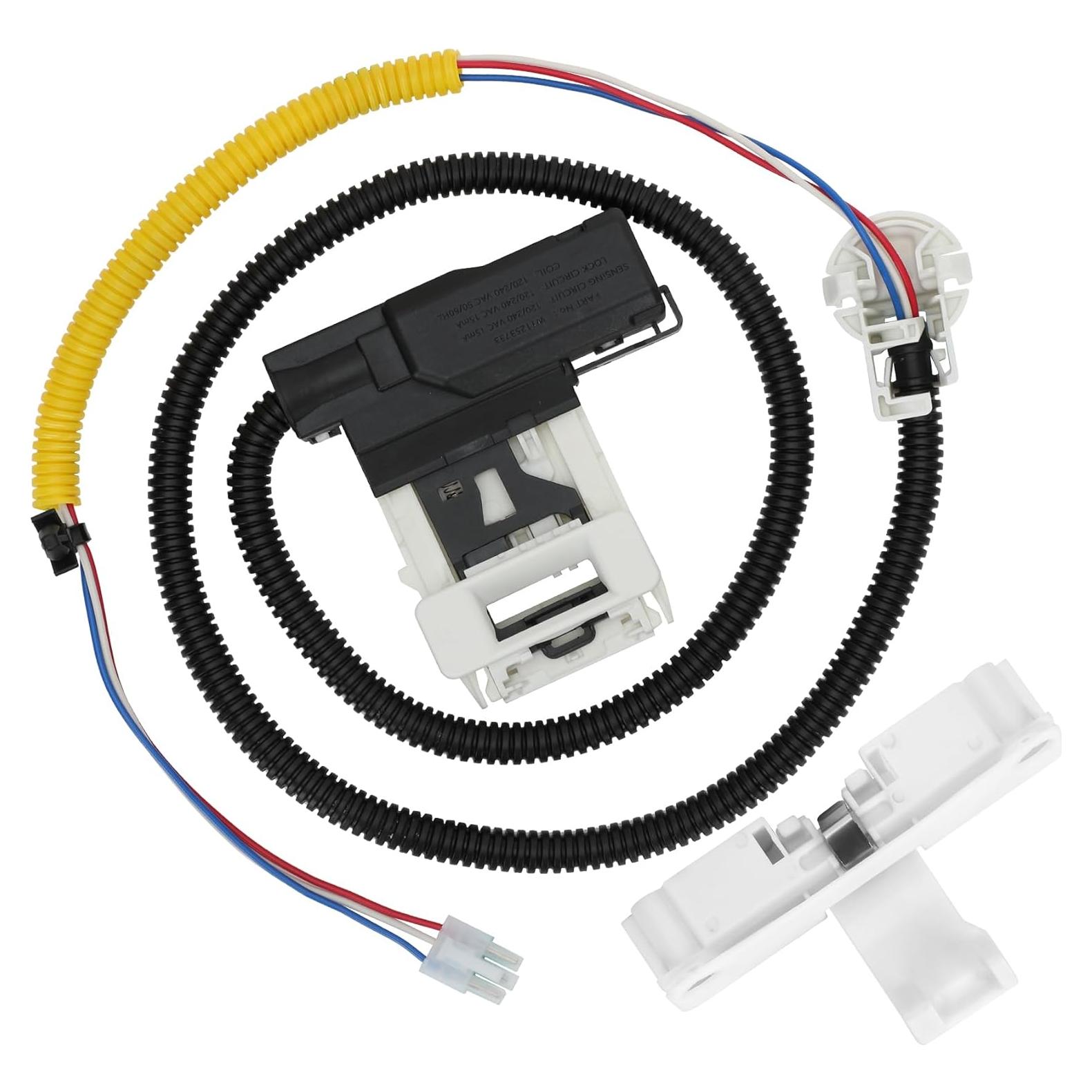 Conjunto Pestillo de Tapa Lavadora Soobool W11307244 W10682535