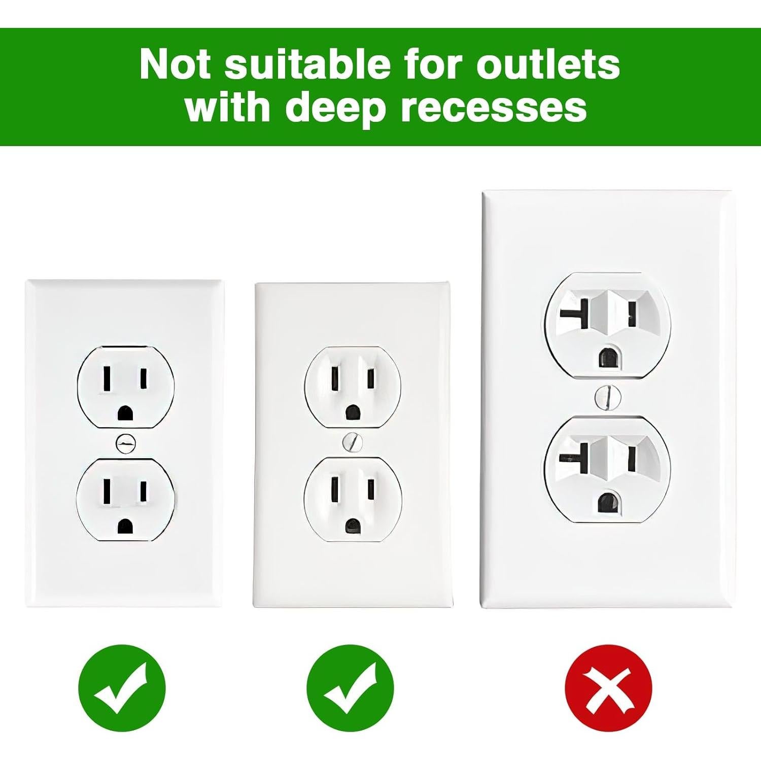 30 Enchufes Sueltos Colorato para Tomas de Pared 110V