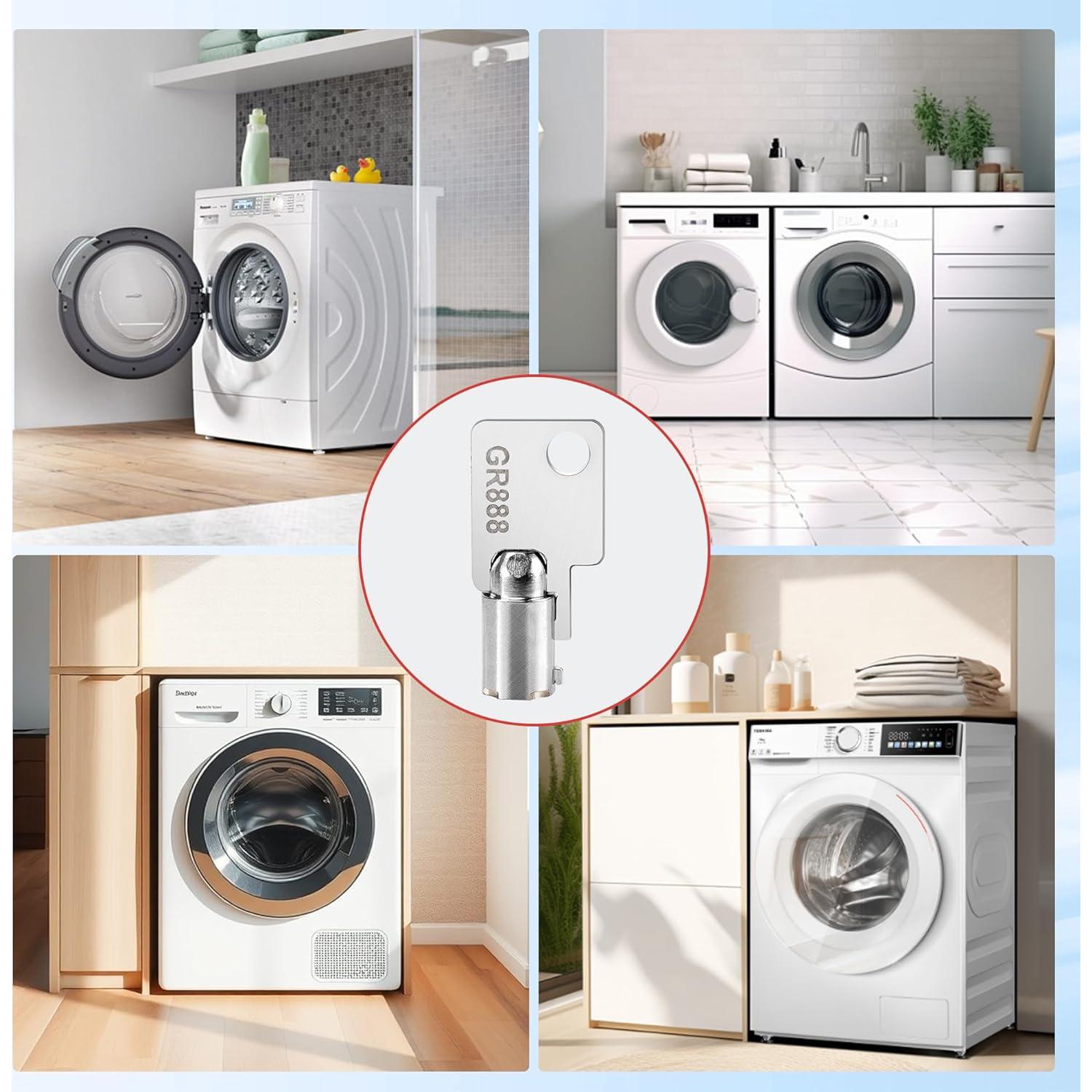 Juego de 2 Llaves de Lavandería Moneda GR888 - Reemplazo