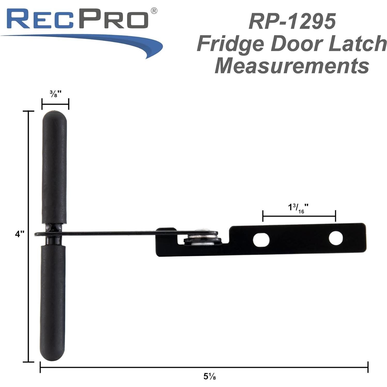 Cierre de puerta de refrigerador RV RecPro 3.02 cm duradero