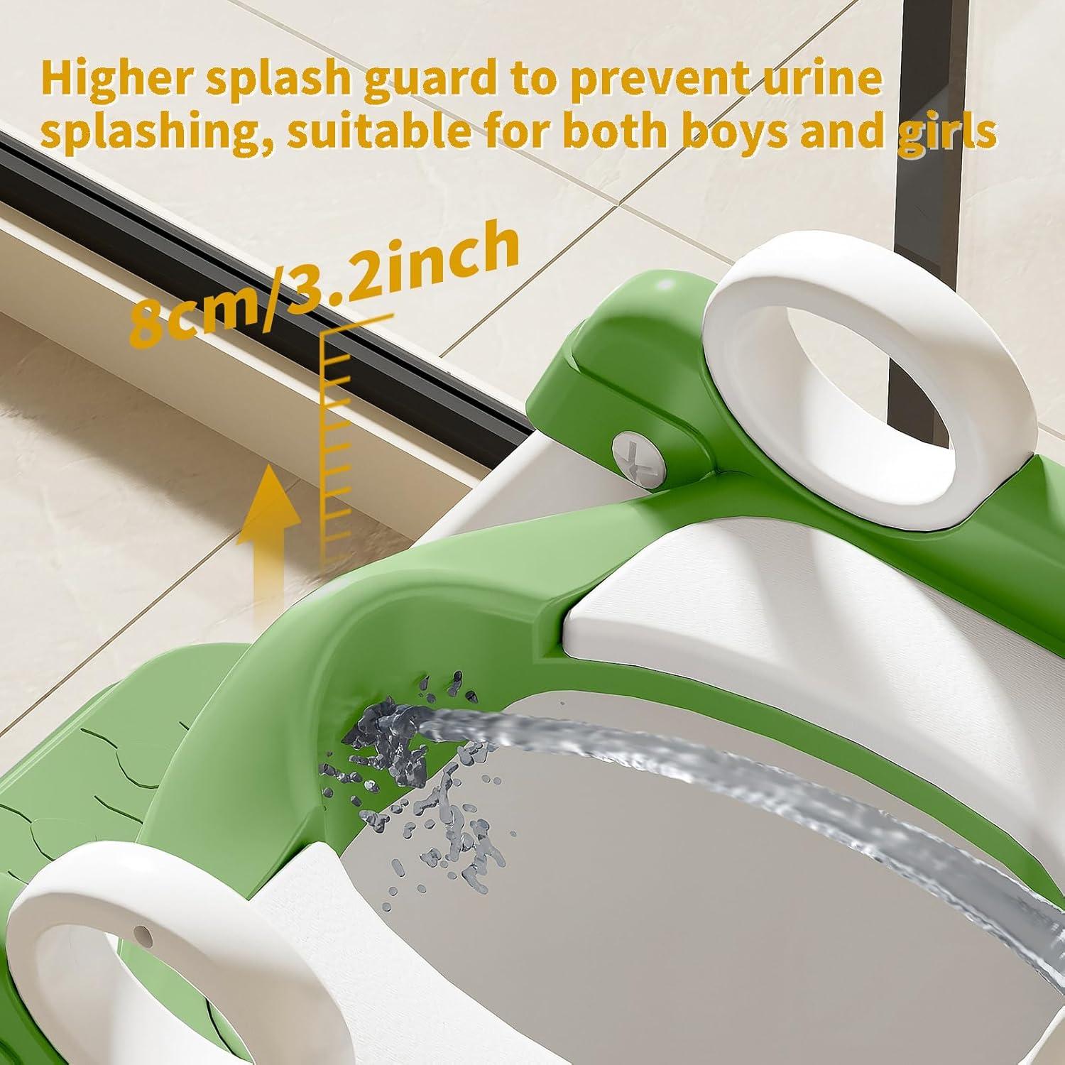 Asiento de Entrenamiento para Baño Fnaumdol Verde Plegable Antideslizante