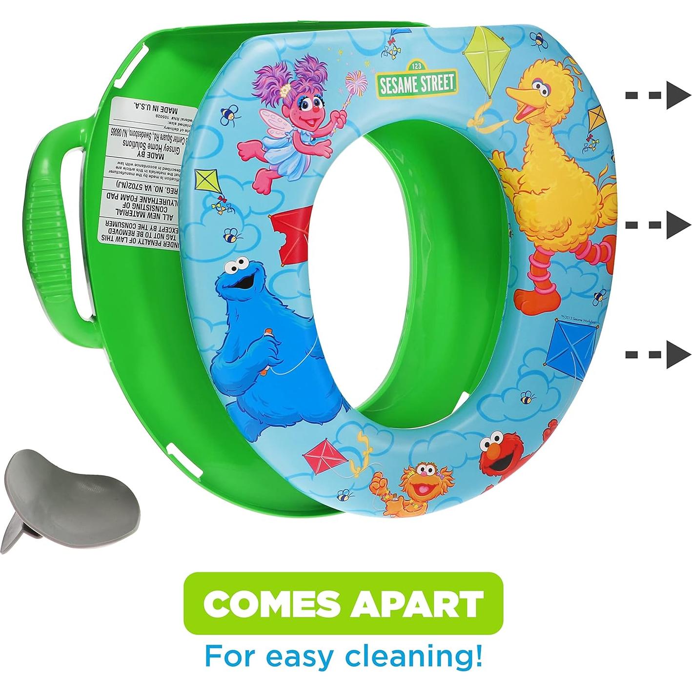 Asiento de Inodoro Suave Sesame Street Vamos a Volar 34cm