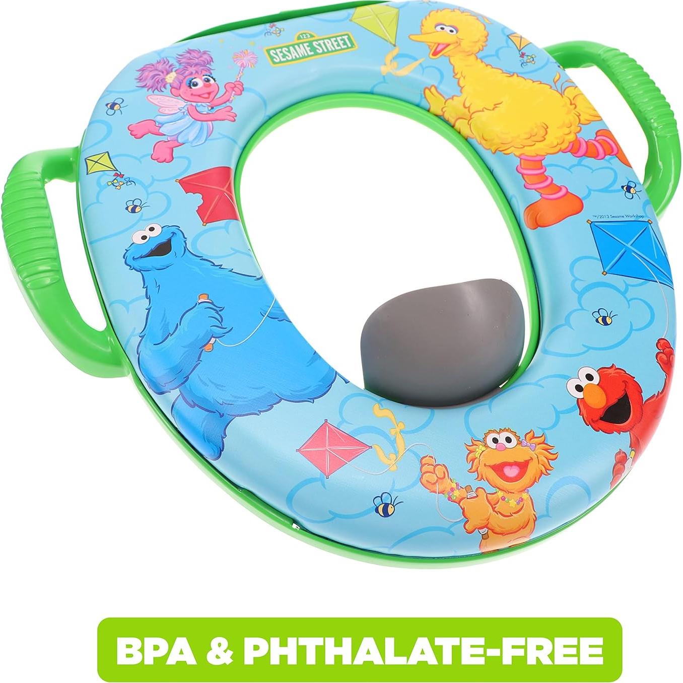 Asiento de Inodoro Suave Sesame Street Vamos a Volar 34cm