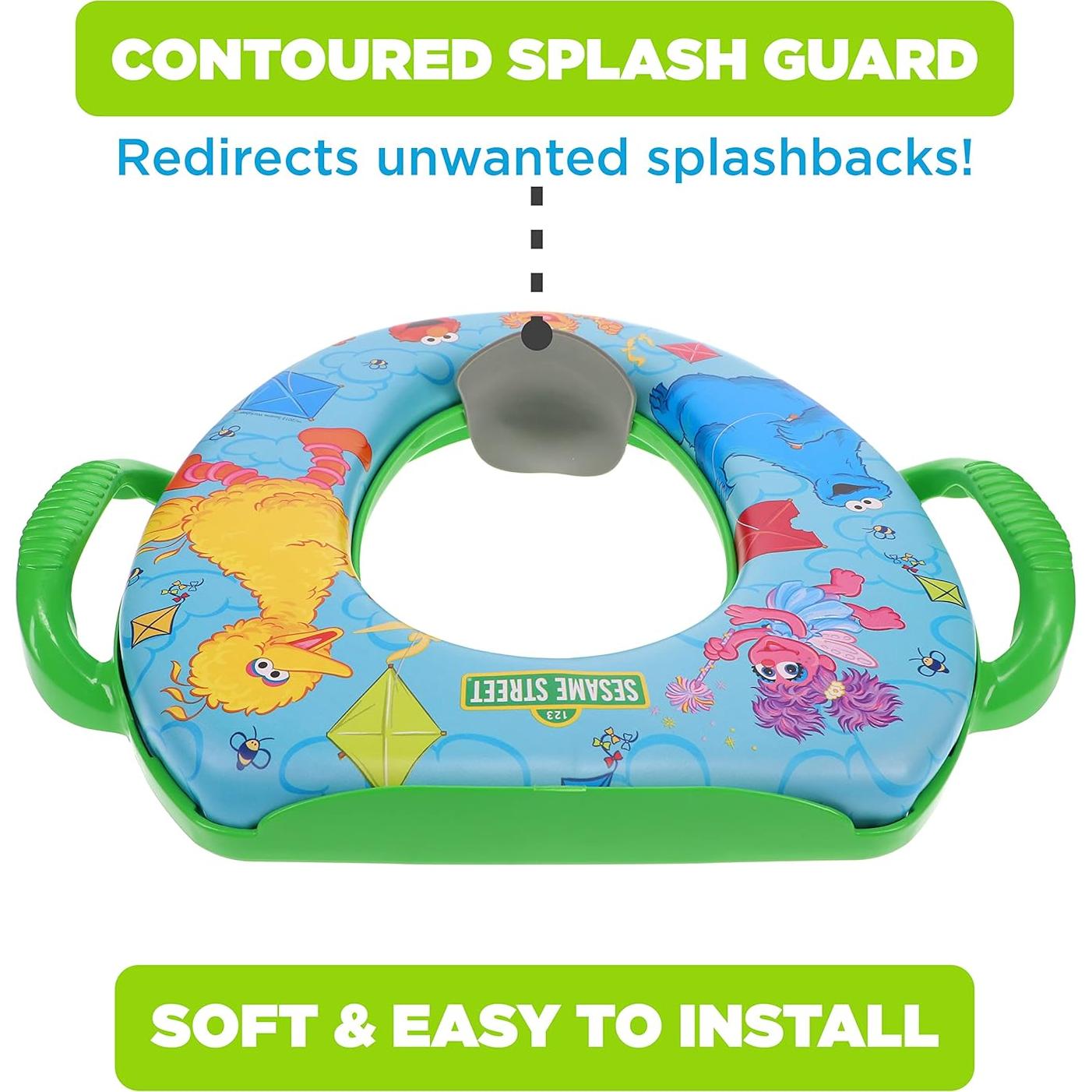 Asiento de Inodoro Suave Sesame Street Vamos a Volar 34cm