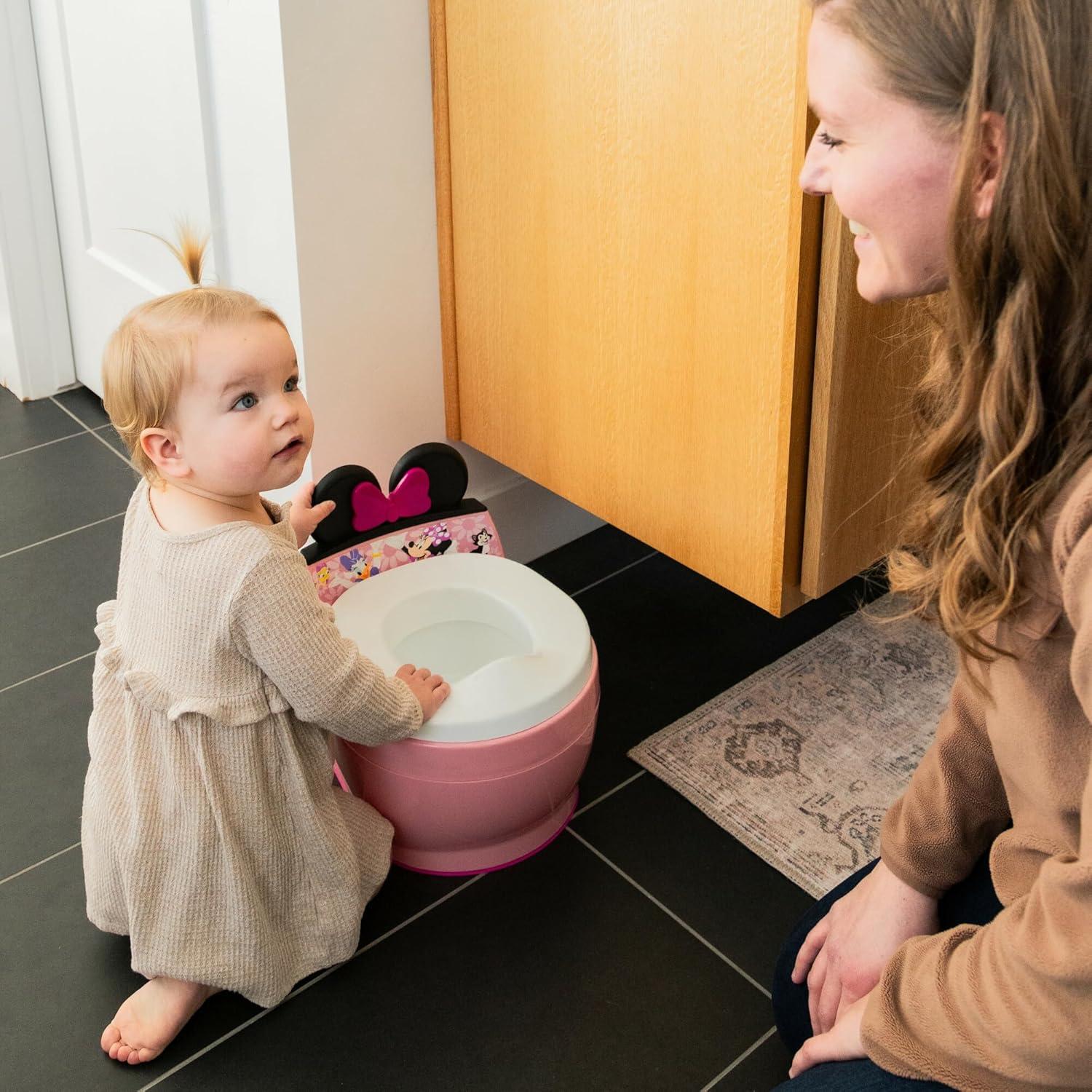 Inodoro de Entrenamiento 2-en-1 El Primer Año Minnie Mouse