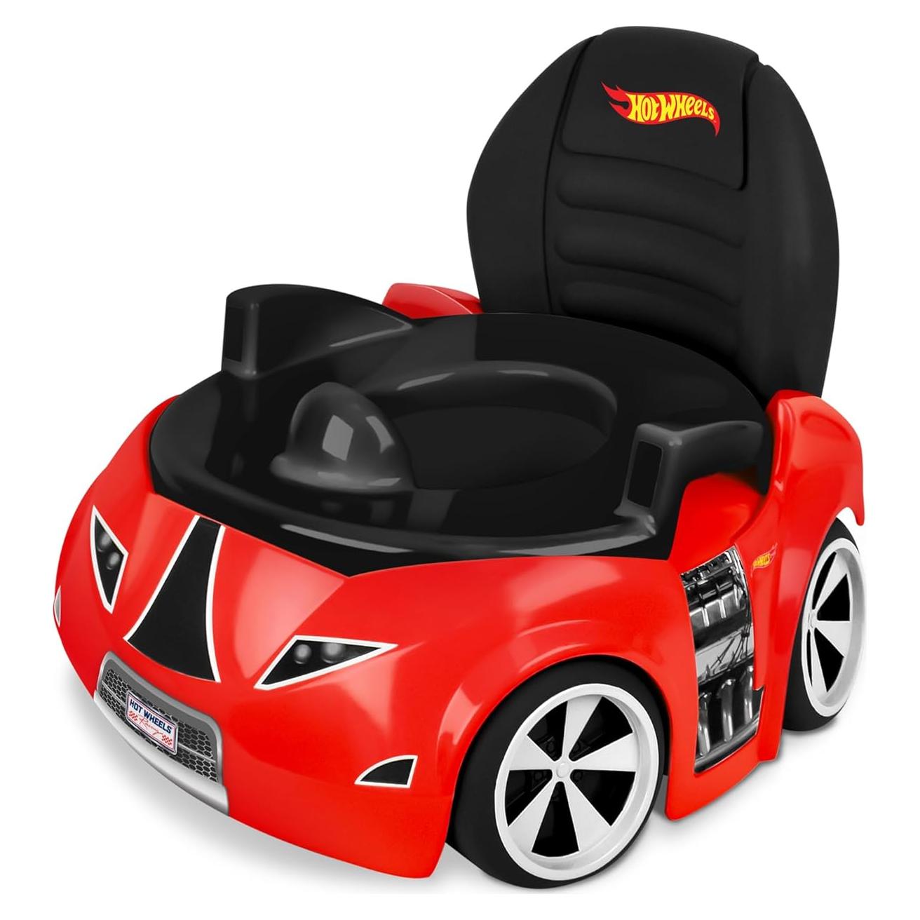 Inodoro de Entrenamiento Hot Wheels Rojo 2 en 1 para Niños