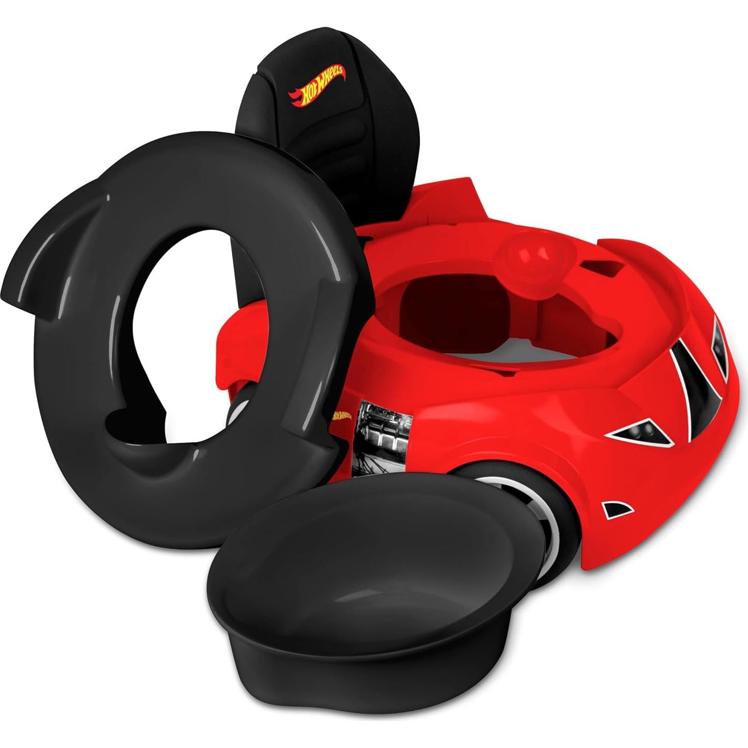 Inodoro de Entrenamiento Hot Wheels Rojo 2 en 1 para Niños