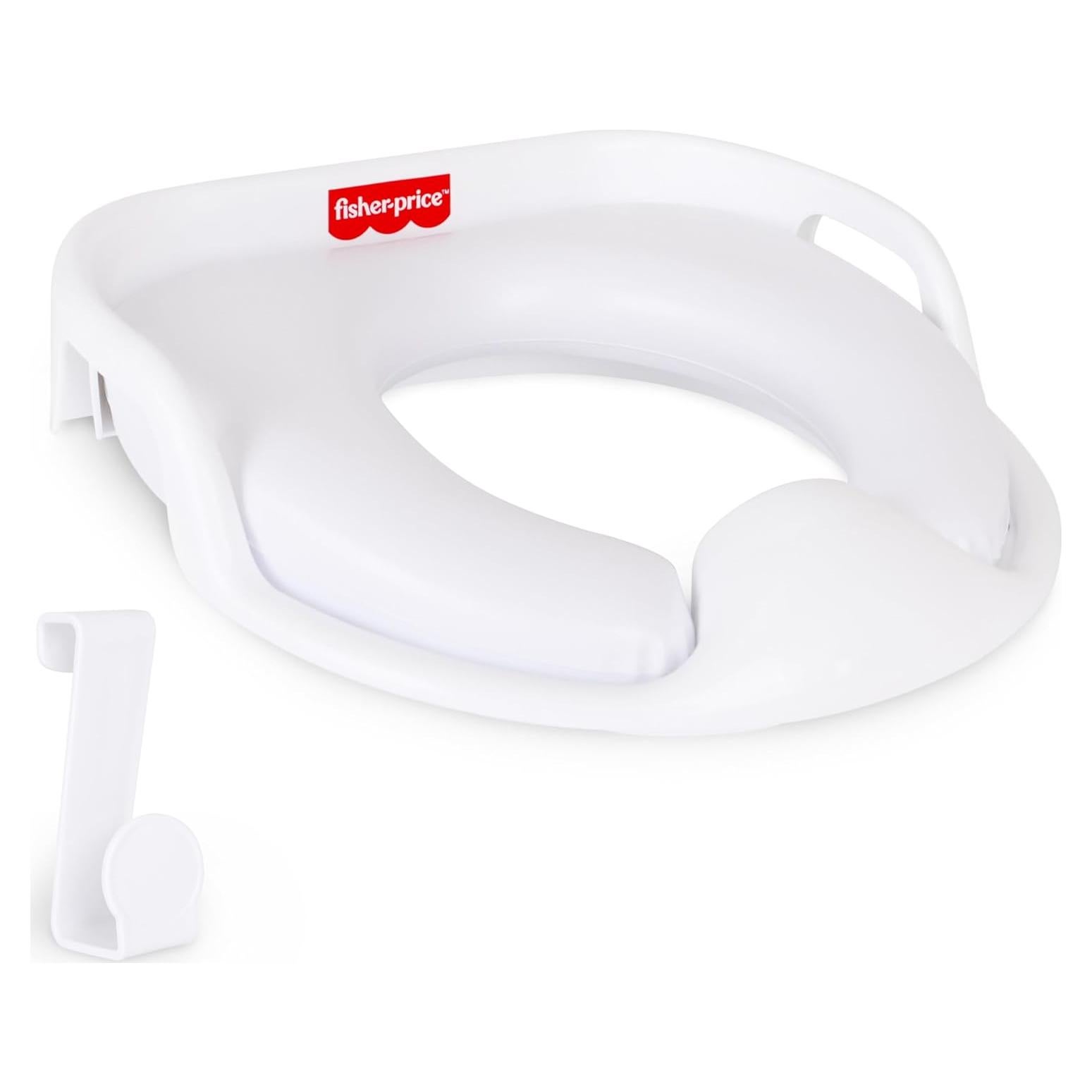 Asiento de Inodoro Fisher-Price Ready & Steady Acolchado Blanco