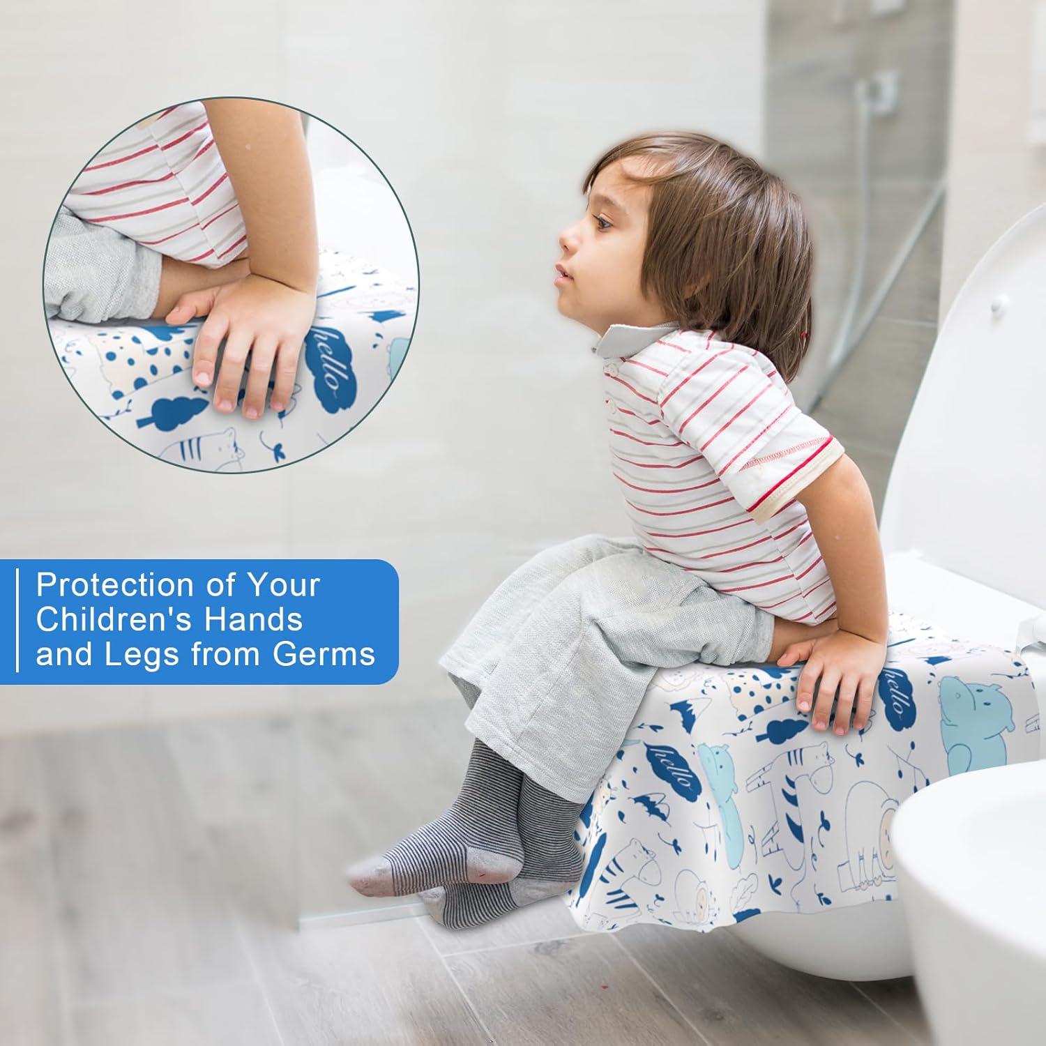 50 Cubiertas de Asiento de Inodoro Desechables Peyazoco - Extra Grandes