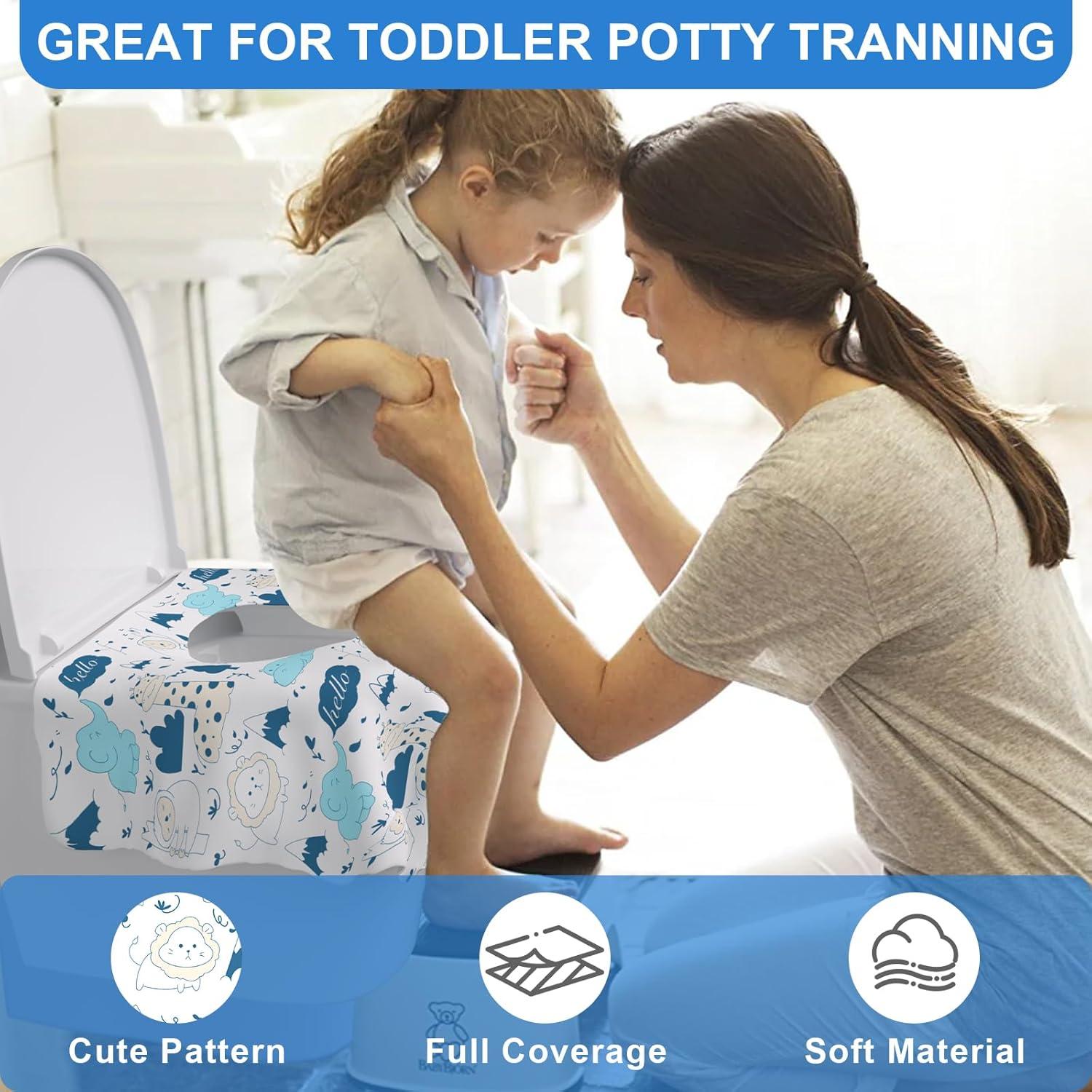 50 Cubiertas de Asiento de Inodoro Desechables Peyazoco - Extra Grandes