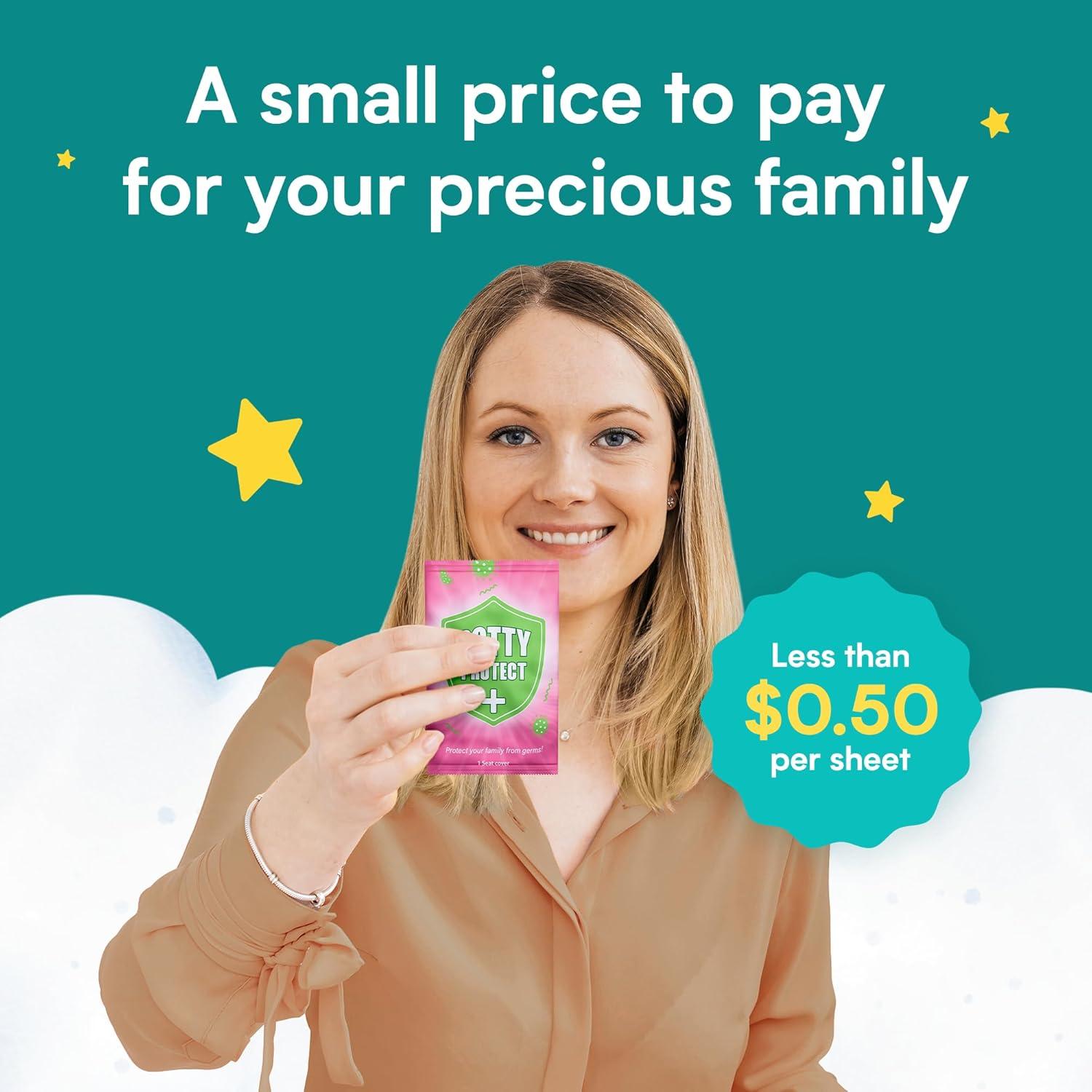 Cubiertas de Asiento de Inodoro Desechables Eli con Amor - 20 Unidades Extra Grandes Florales