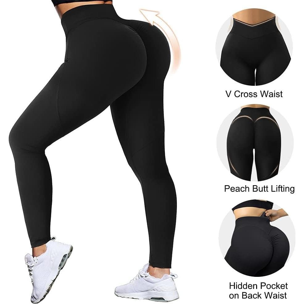 Leggings Levanta Cola MOOSLOVER Cintura Alta con Bolsillos