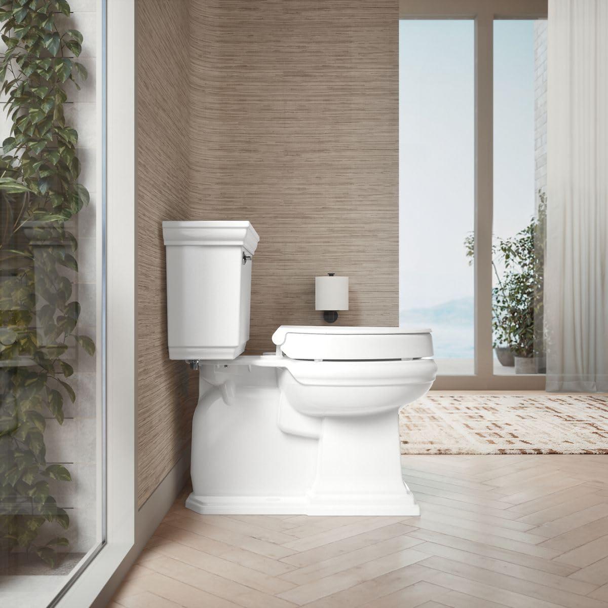 Asiento de Inodoro Elevado KOHLER Hyten 7.62 cm Cierre Suave Blanco