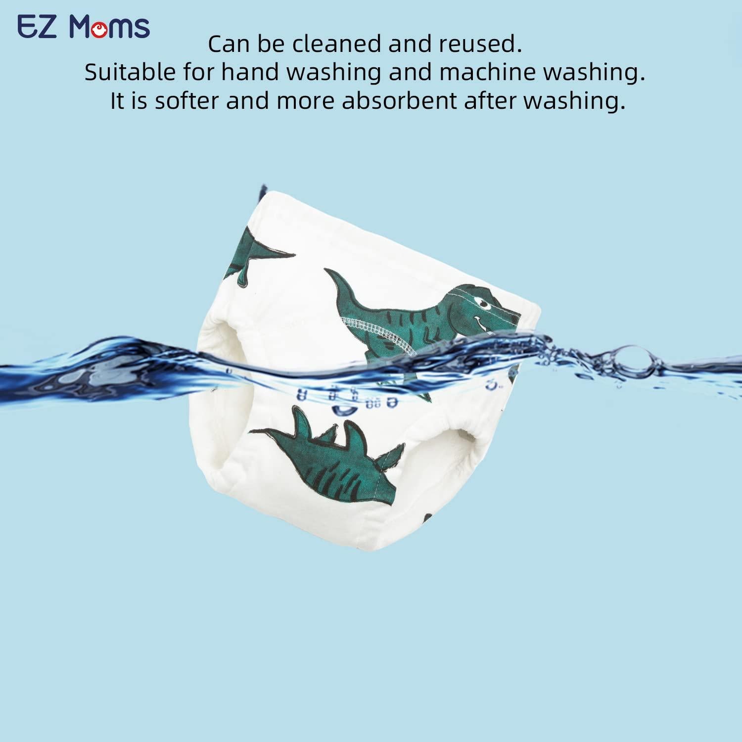 Ropa Interior de Entrenamiento para el Baño EZ Moms 6 Pzas 1T