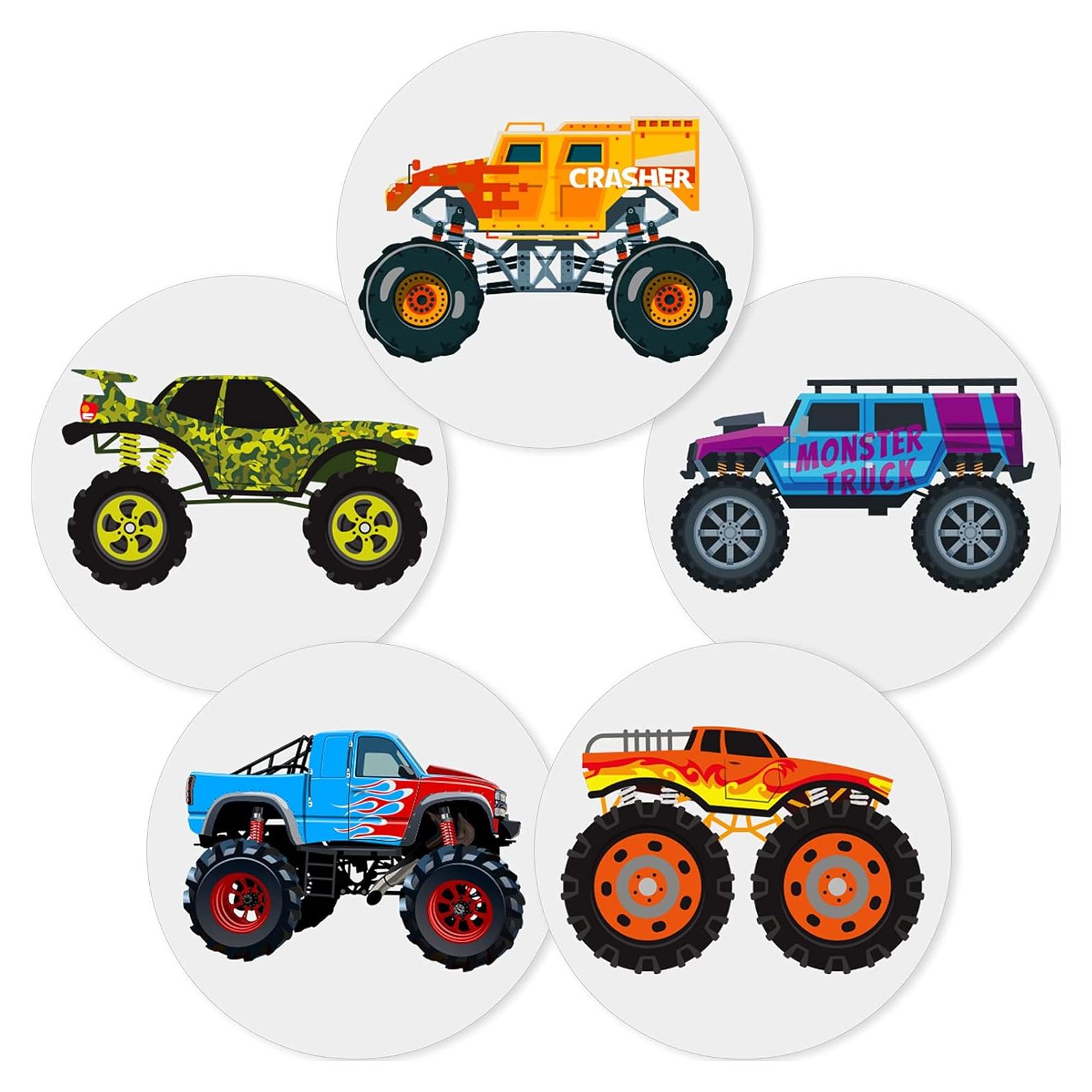 Calcomanías de Entrenamiento para Baño Zonon - 10 Piezas Camiones