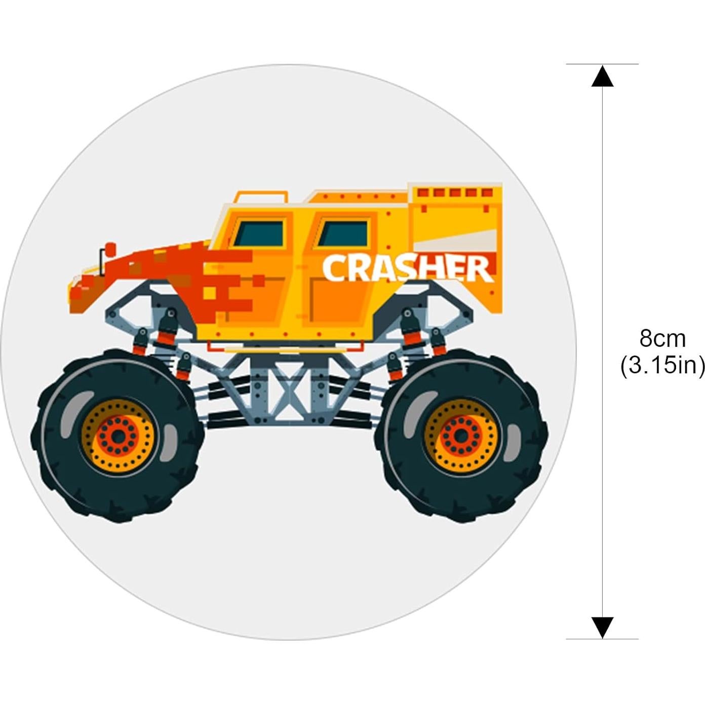 Calcomanías de Entrenamiento para Baño Zonon - 10 Piezas Camiones