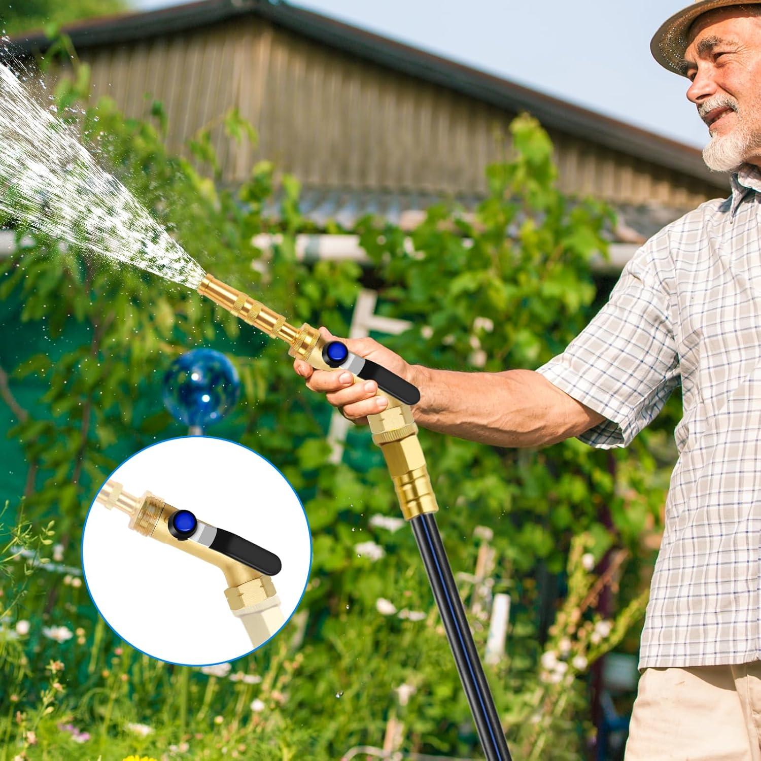 Válvula de Cierre de Jardín BACASIN 135° Latón Acero Inoxidable