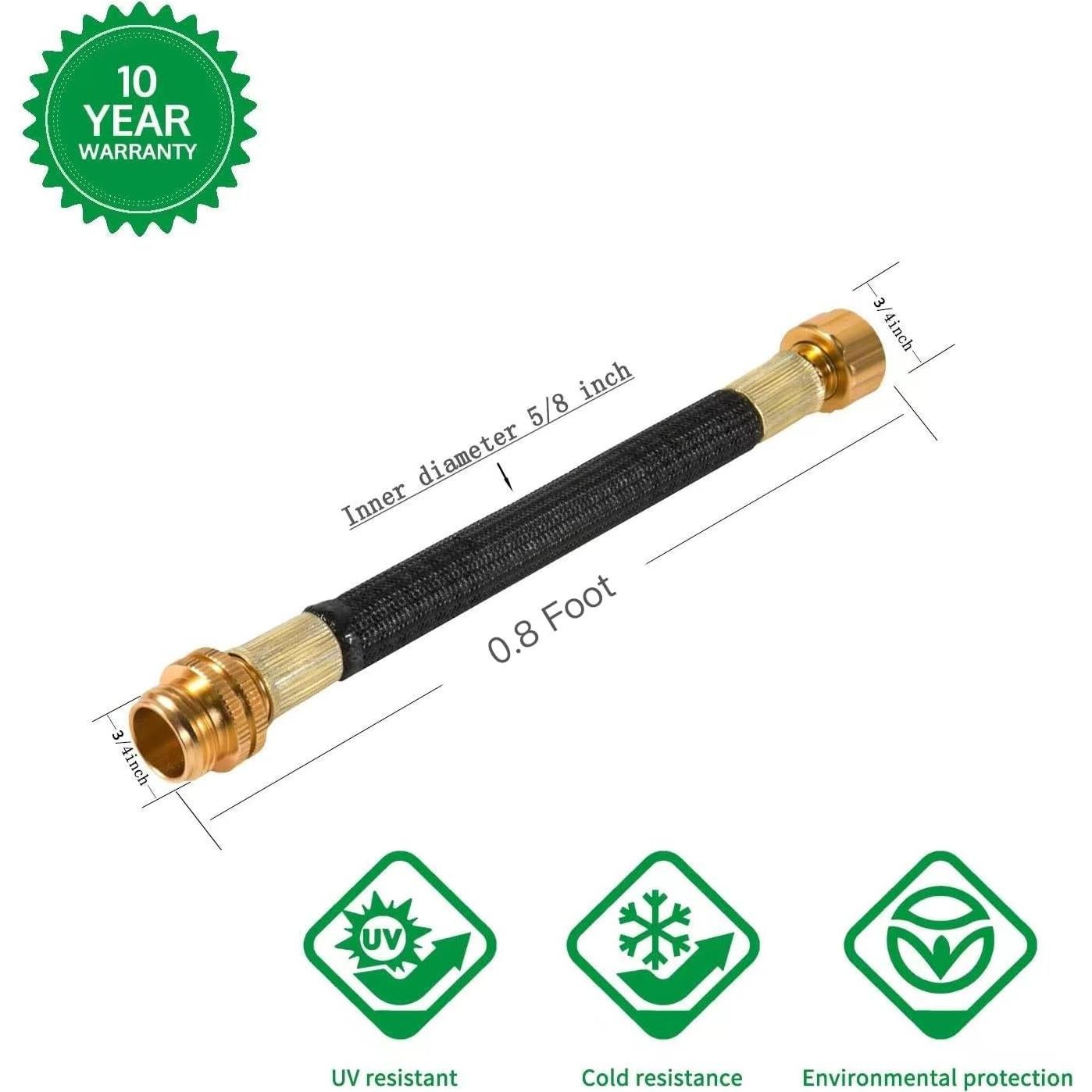 Extensión de Manguera de Jardín Persevere 24.4 cm Flexible