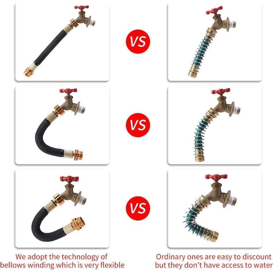 Extensión de Manguera de Jardín Persevere 24.4 cm Flexible