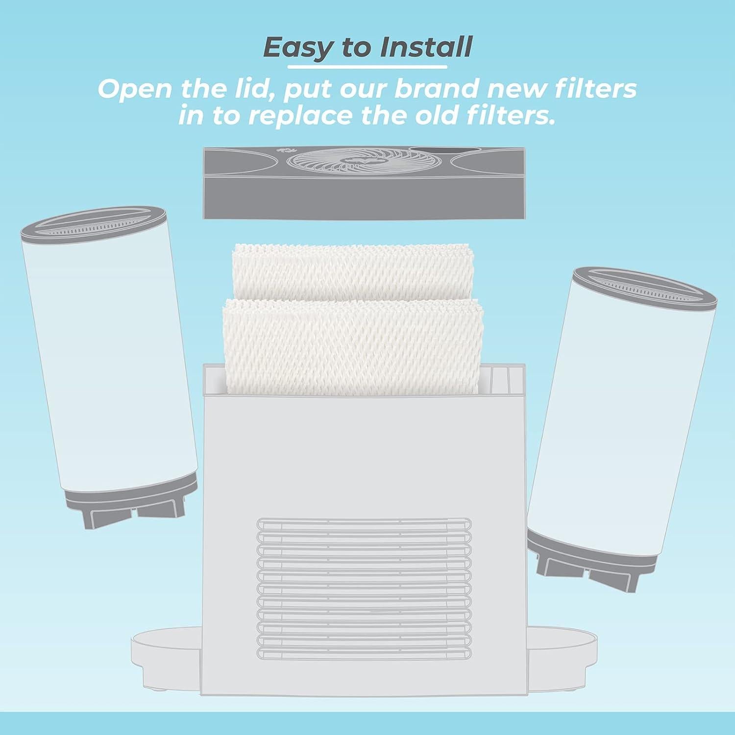 Filtros de Reemplazo ANTOBLE MD1-0034 para Humidificadores Vornado