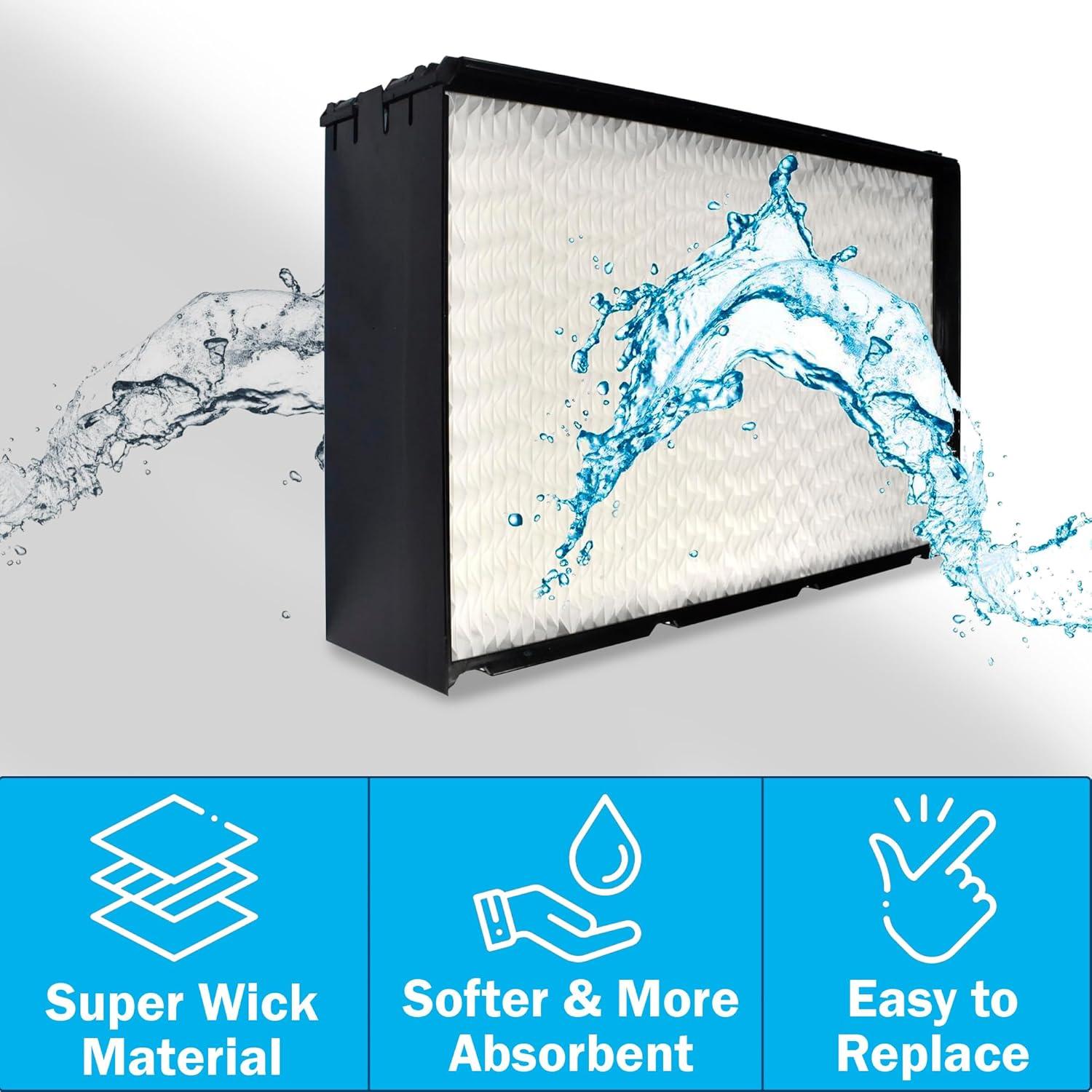 Filtro de Mecha HQRP para Humidificadores AIRCARE Essick Air