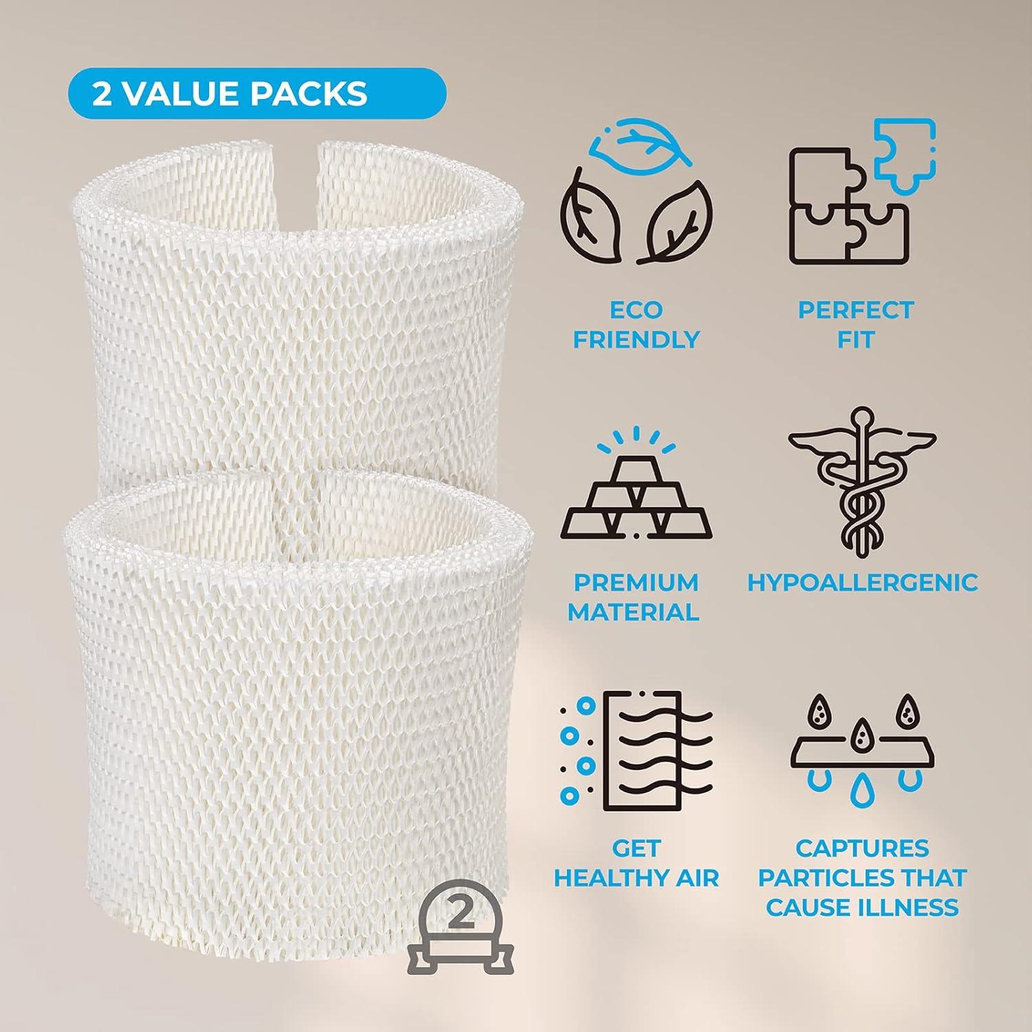 Filtros de Humidificador MAF2 ANTOBLE - 2 Paquetes Compatibles