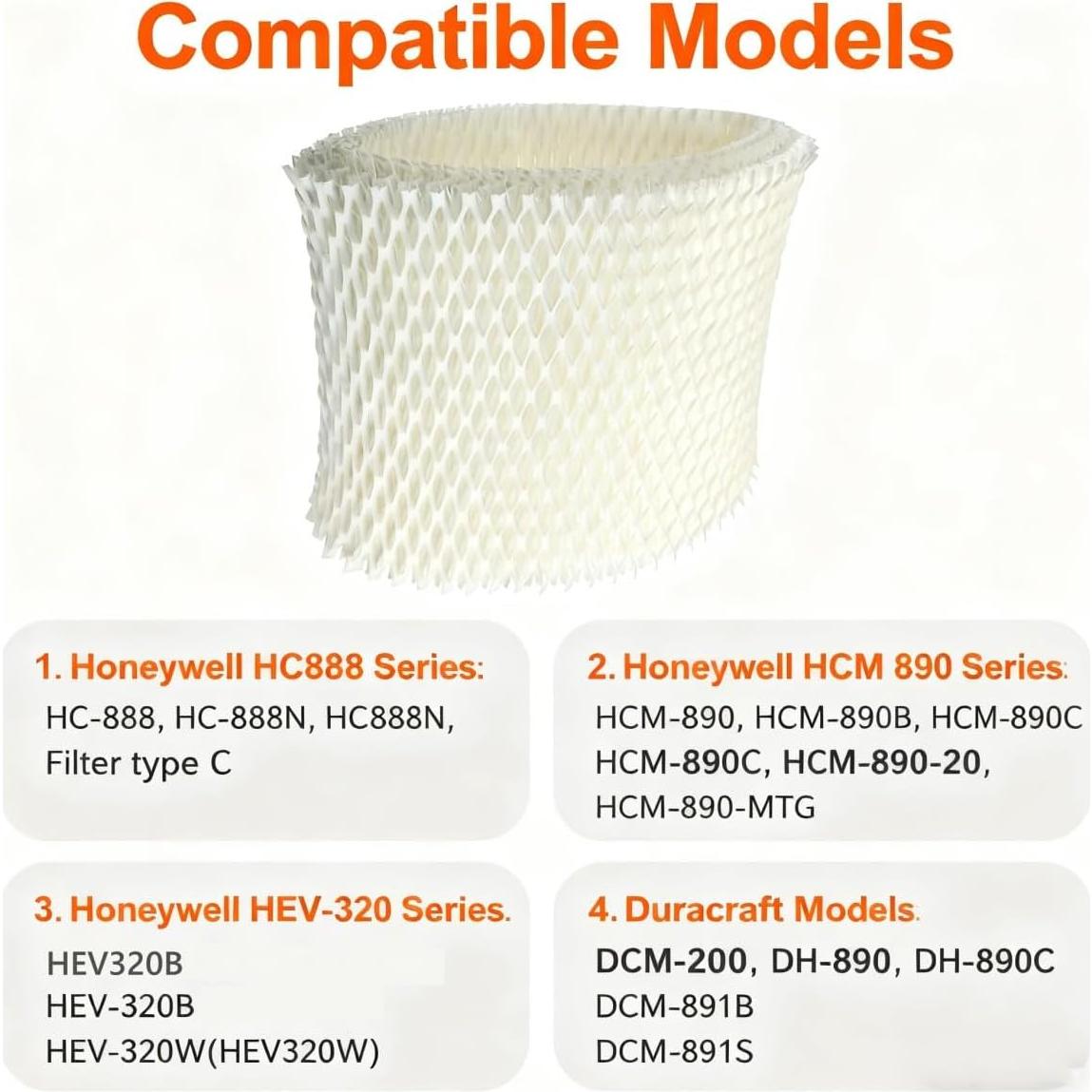 Filtro de Humidificador Fre.Filtor C Compatible Honeywell HC-888