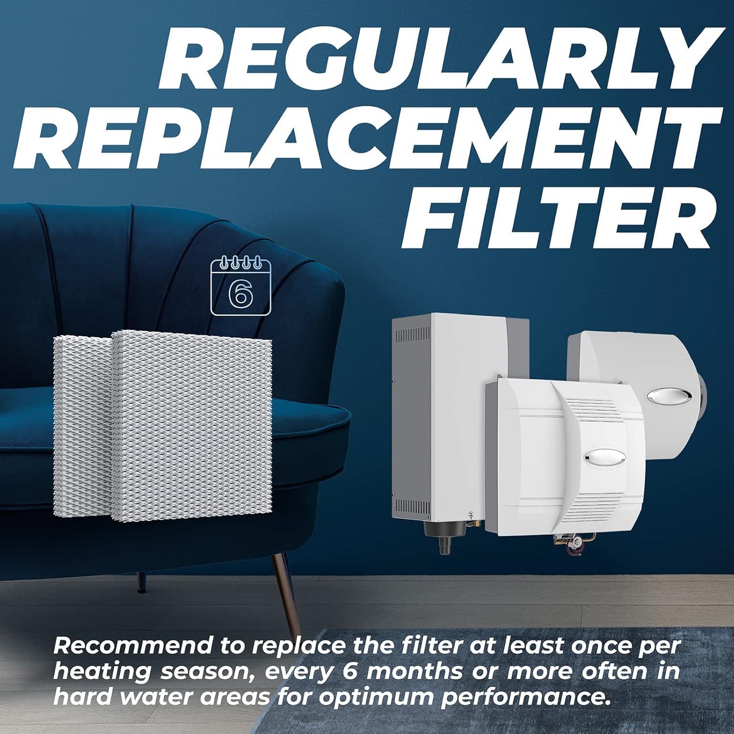 10 Filtros de Reemplazo para Humidificador Aprilaire 500 - 2 Pack