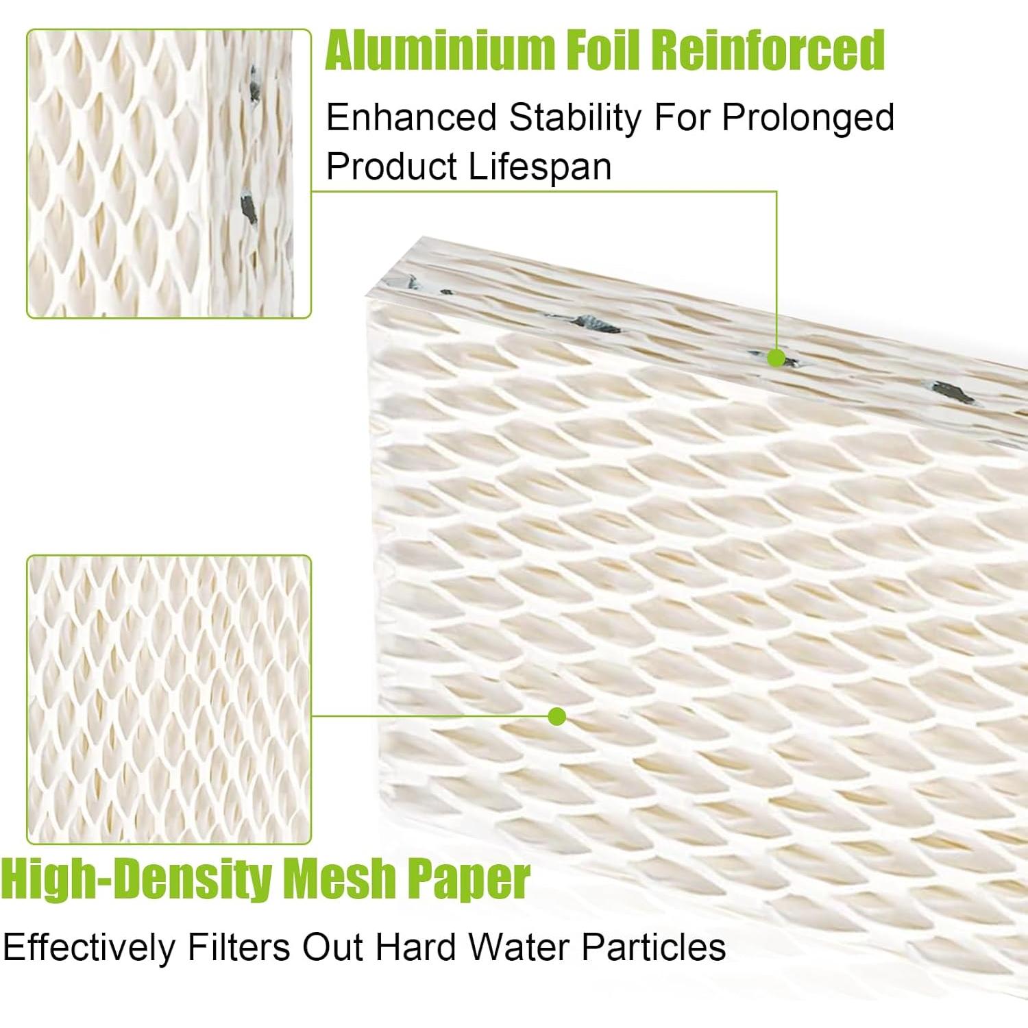 Paquete de 4 filtros de humidificador WXFANA WF813 compatibles