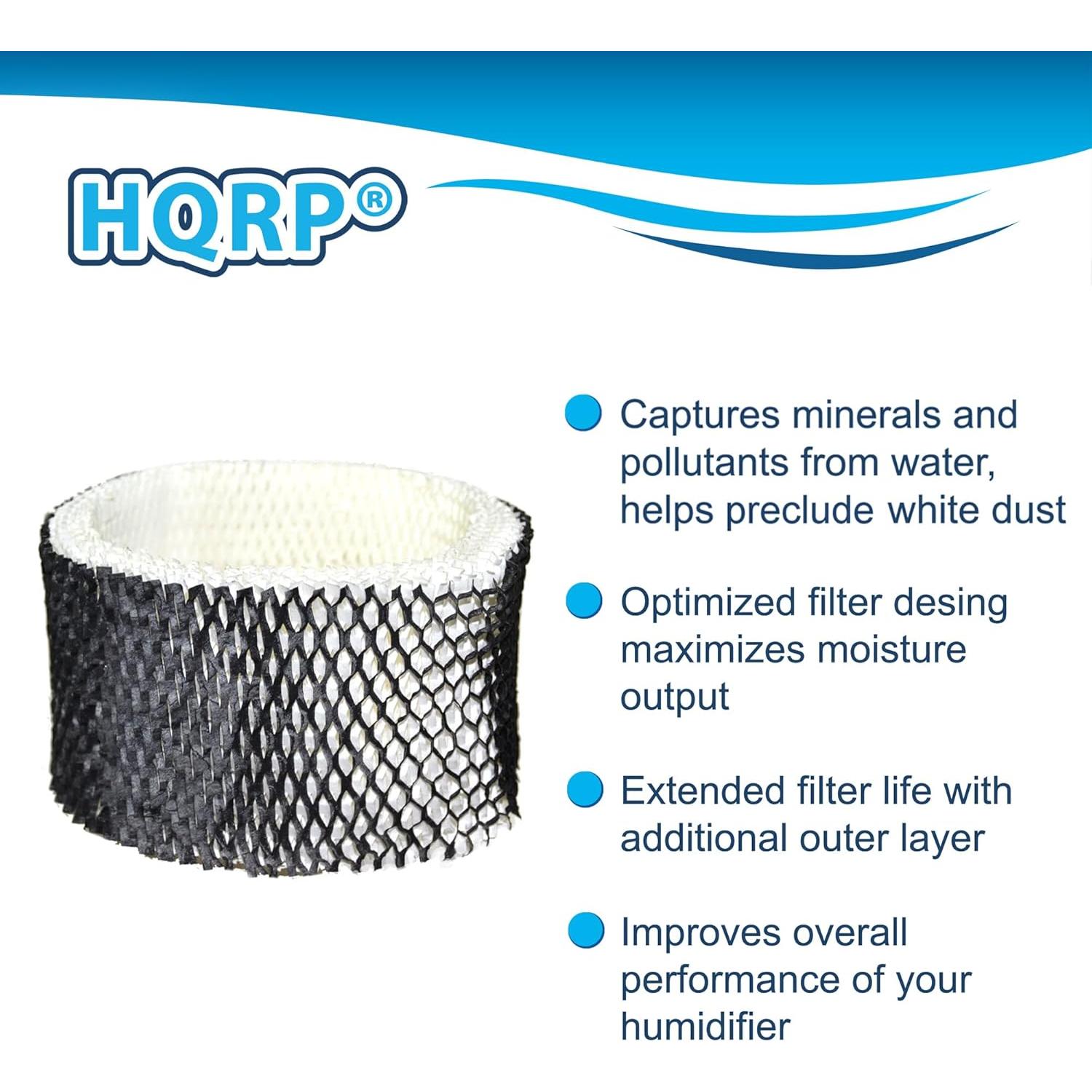 Filtro de Mecha HQRP Tipo A para Humidificadores Holmes