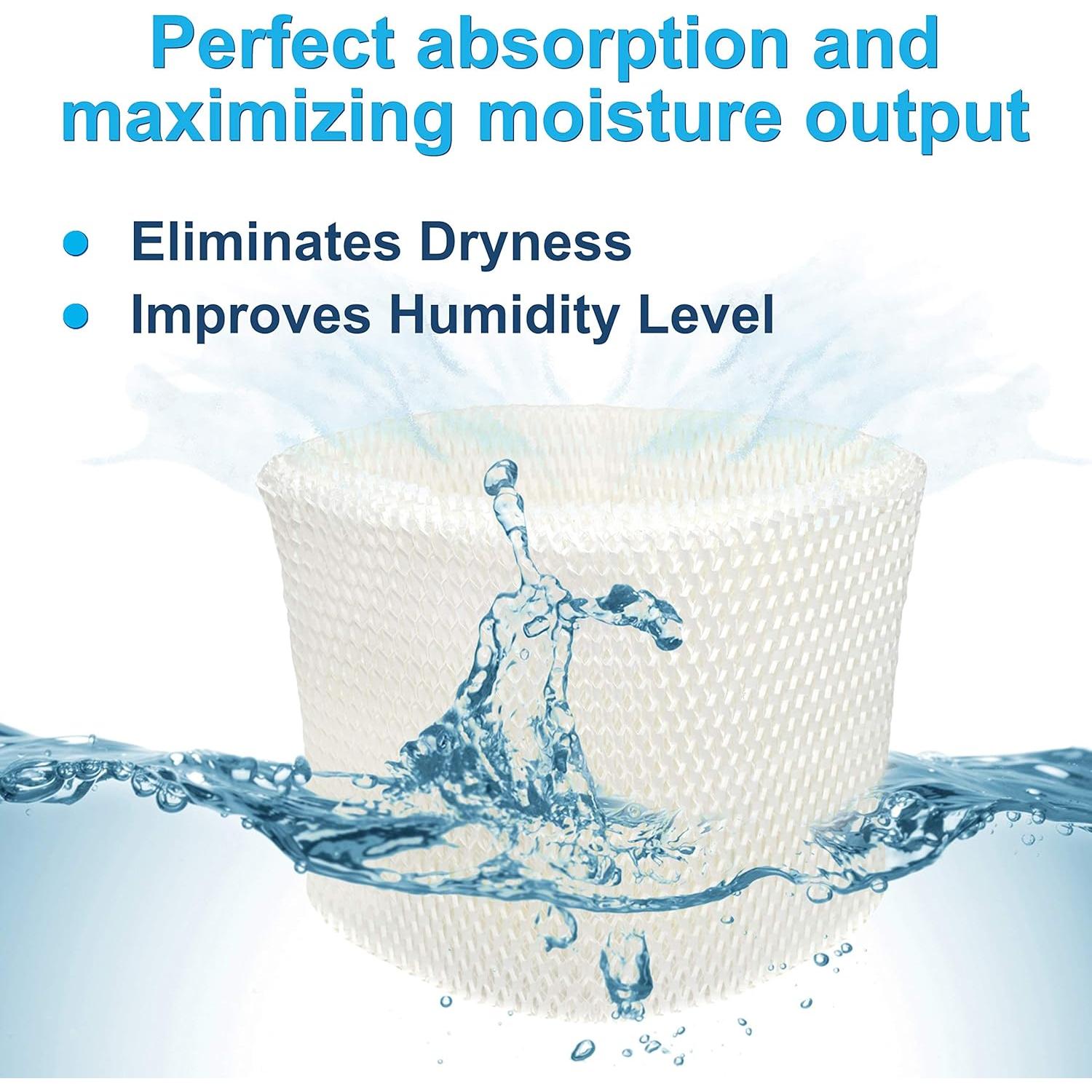 Filtro de Mecha HQRP Tipo A para Humidificadores Holmes