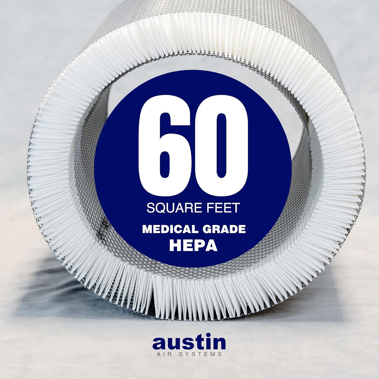 Filtro de Reemplazo Austin Air Healthmate FR400A, Negro