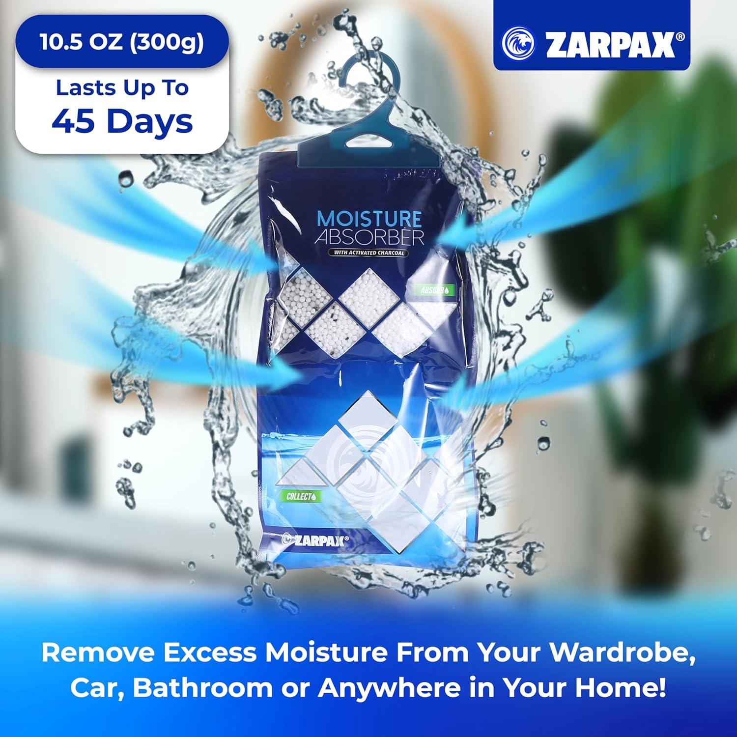 Absorbente de Humedad Colgante Zarpax 300g - Carbón Activado